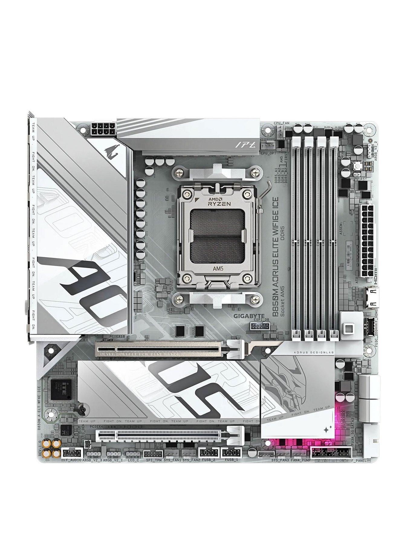 Image 2 of 4 of GIGABYTE AORUS AM5 B850M AORUS ELITE WIFI6E ICE Motherboard
