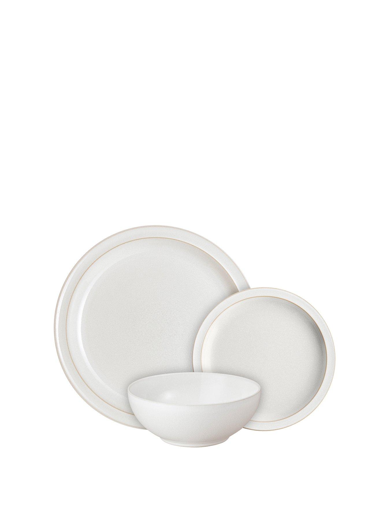  image of denby-cotton-white-12-piece-tableware-set