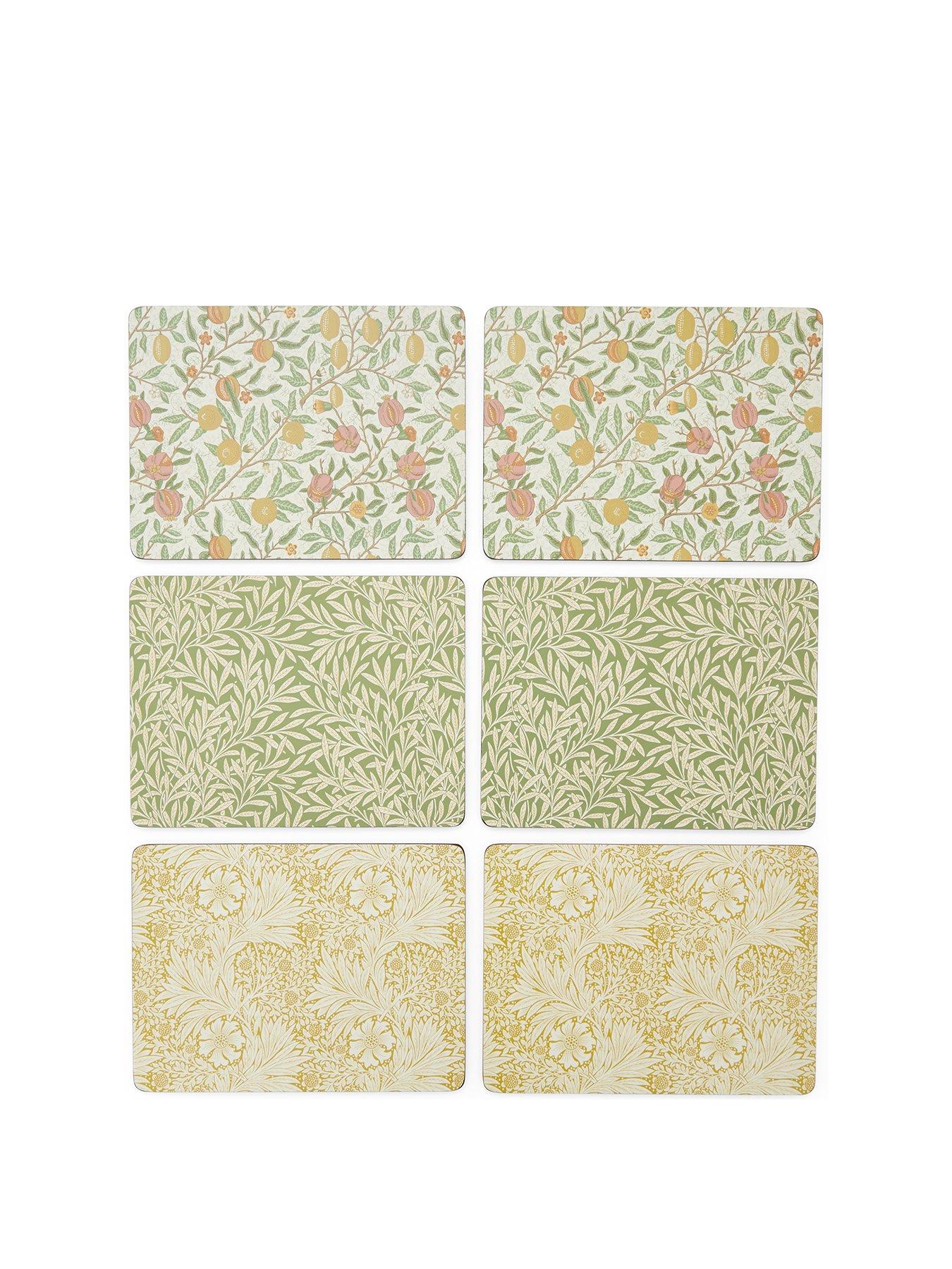  image of morris-co-set-of-6-simply-mixed-placematsnbsp