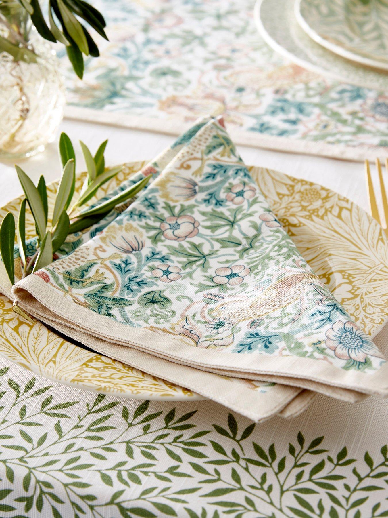 morris-co-set-of-2-strawberry-thief-napkins