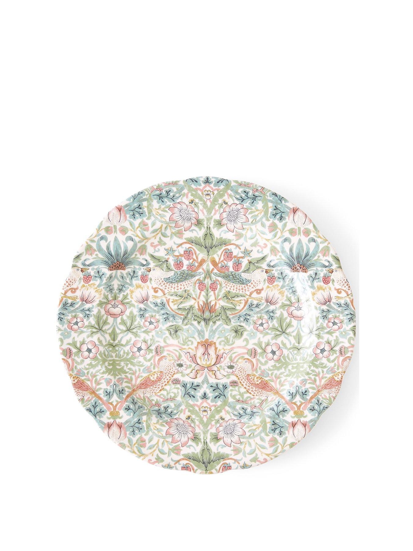 image of morris-co-strawberry-thief-serving-plate