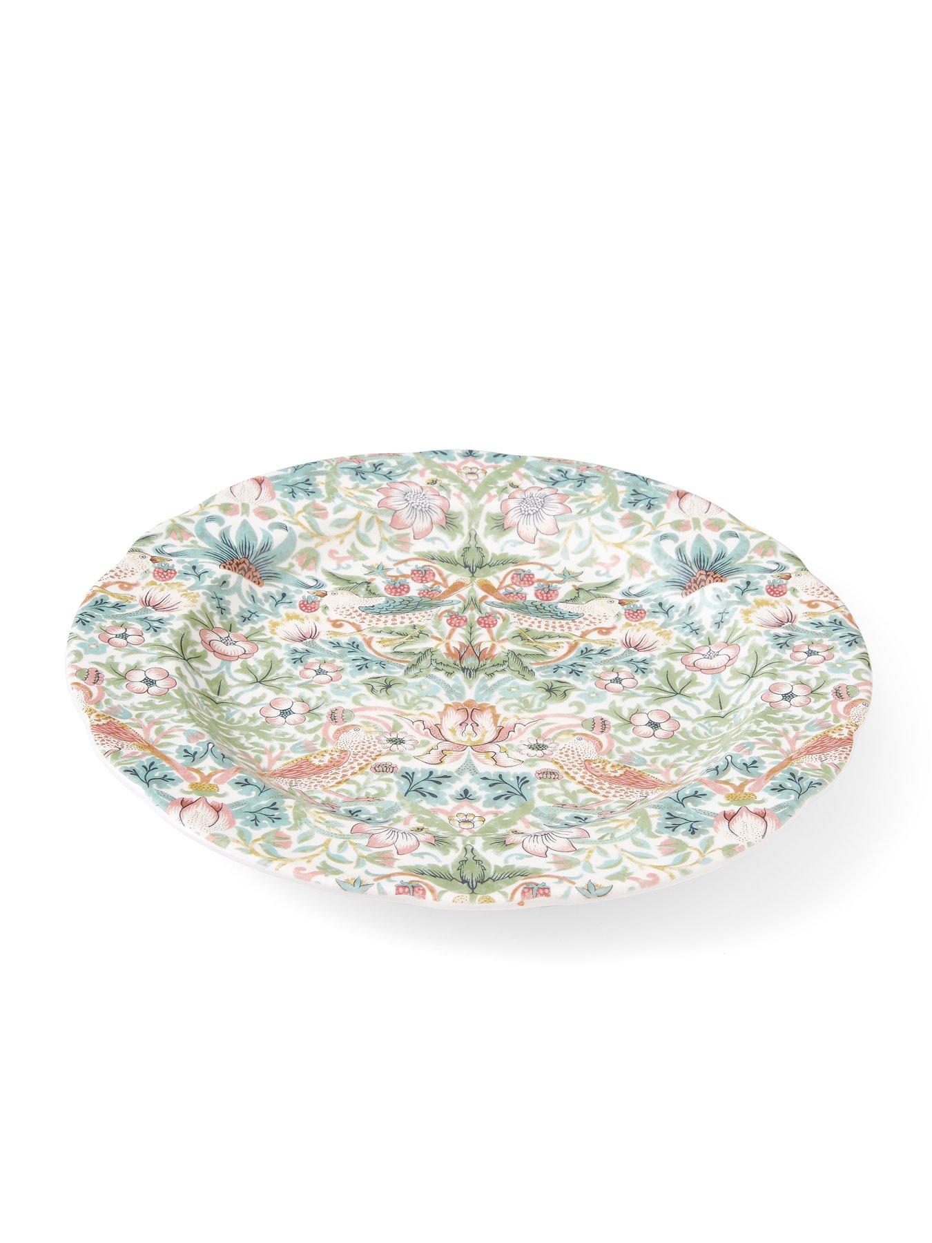 image of morris-co-strawberry-thief-serving-plate