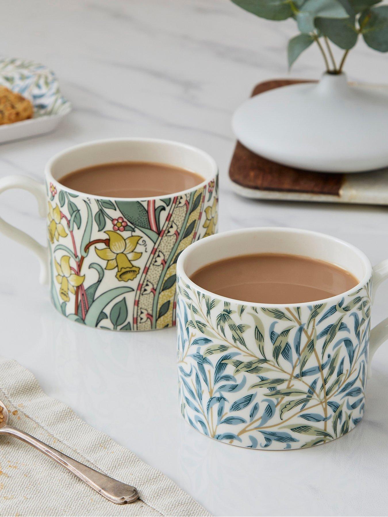 Morris & Co Set of 2 Mugs – Daffodil and Willow Bough