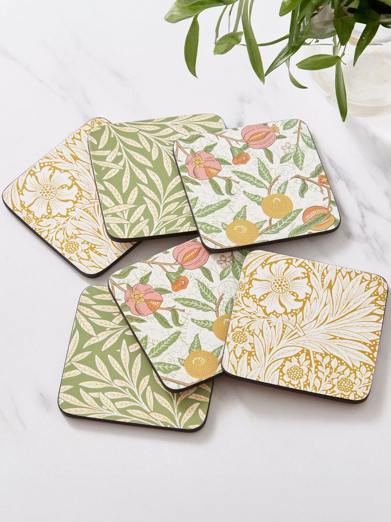Morris & Co Set of 6 Simply Mixed Coasters
