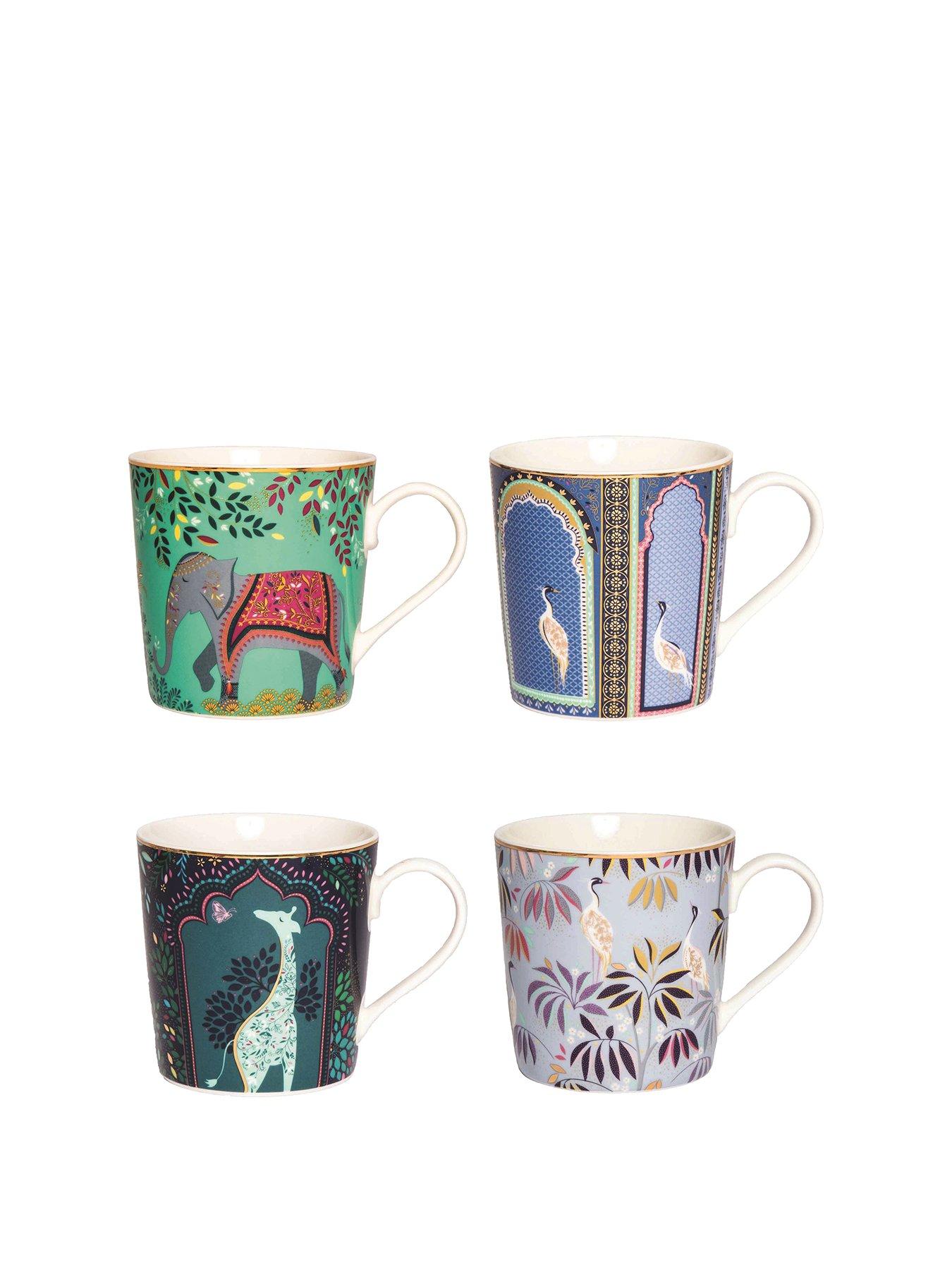  image of sara-miller-india-collection-mugs-ndash-set-of-4
