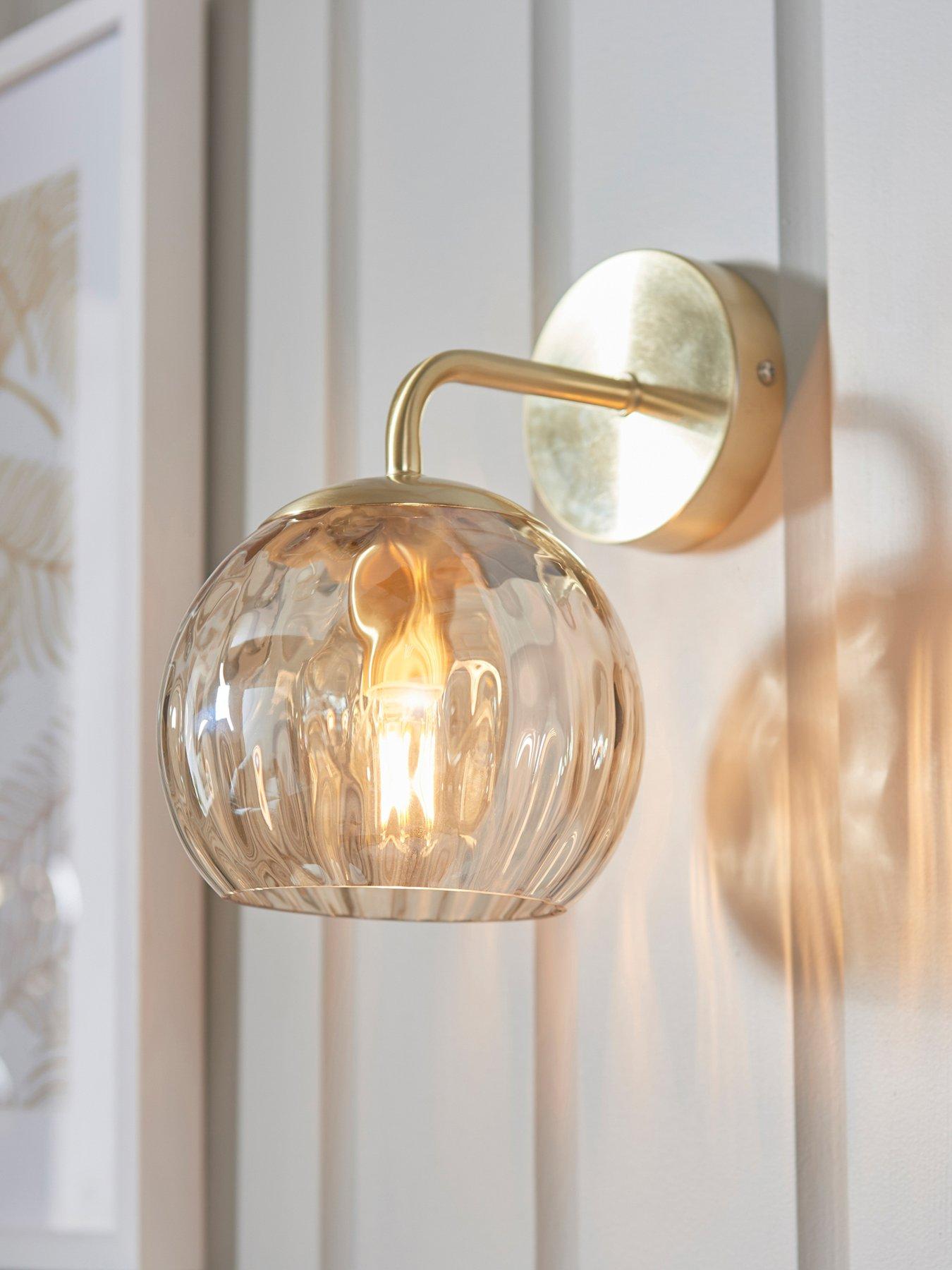 Gallery Direct Dimple 1 Wall Light