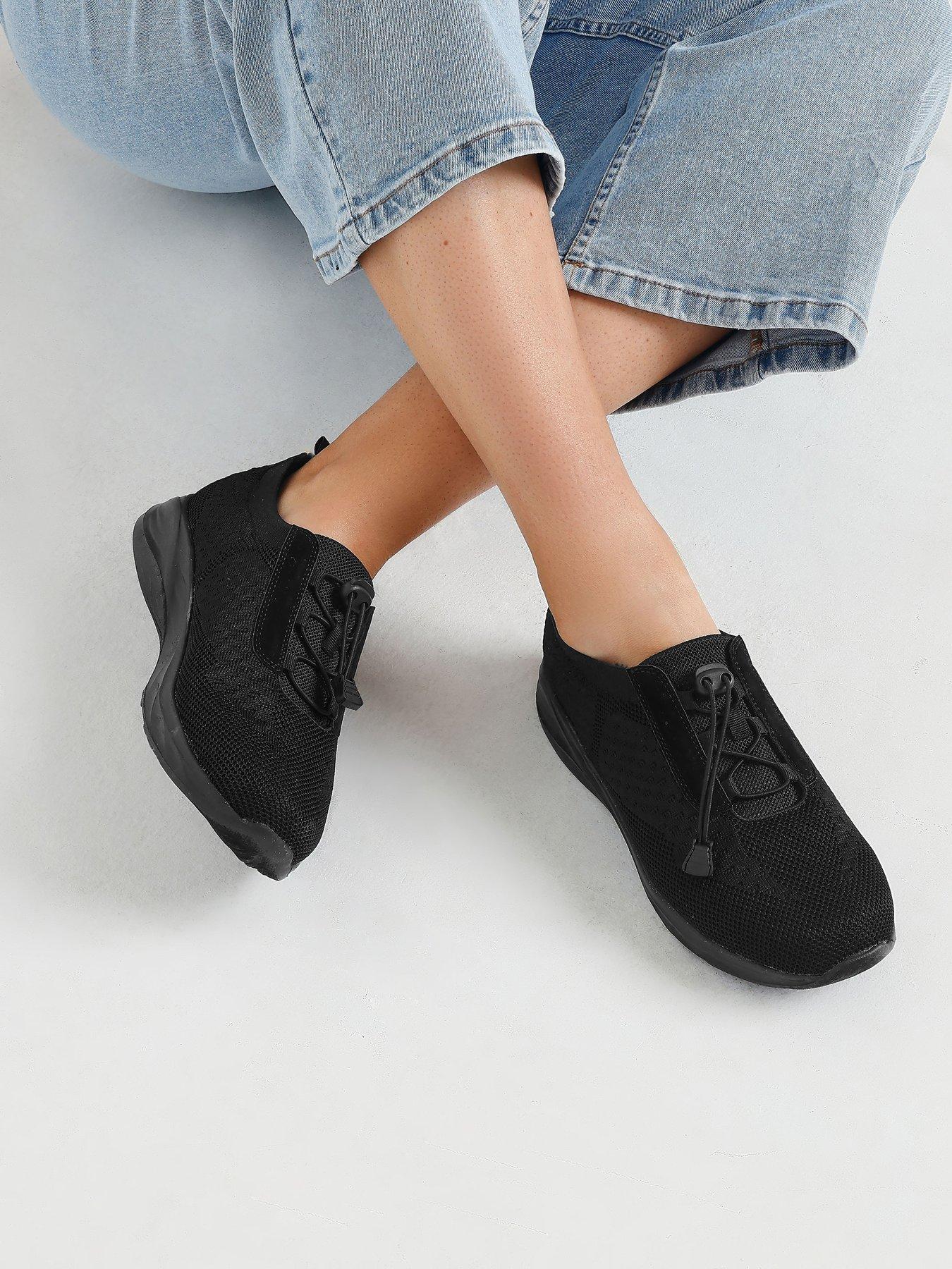  image of yours-extra-wide-fit-trainer-toggle-lace-up