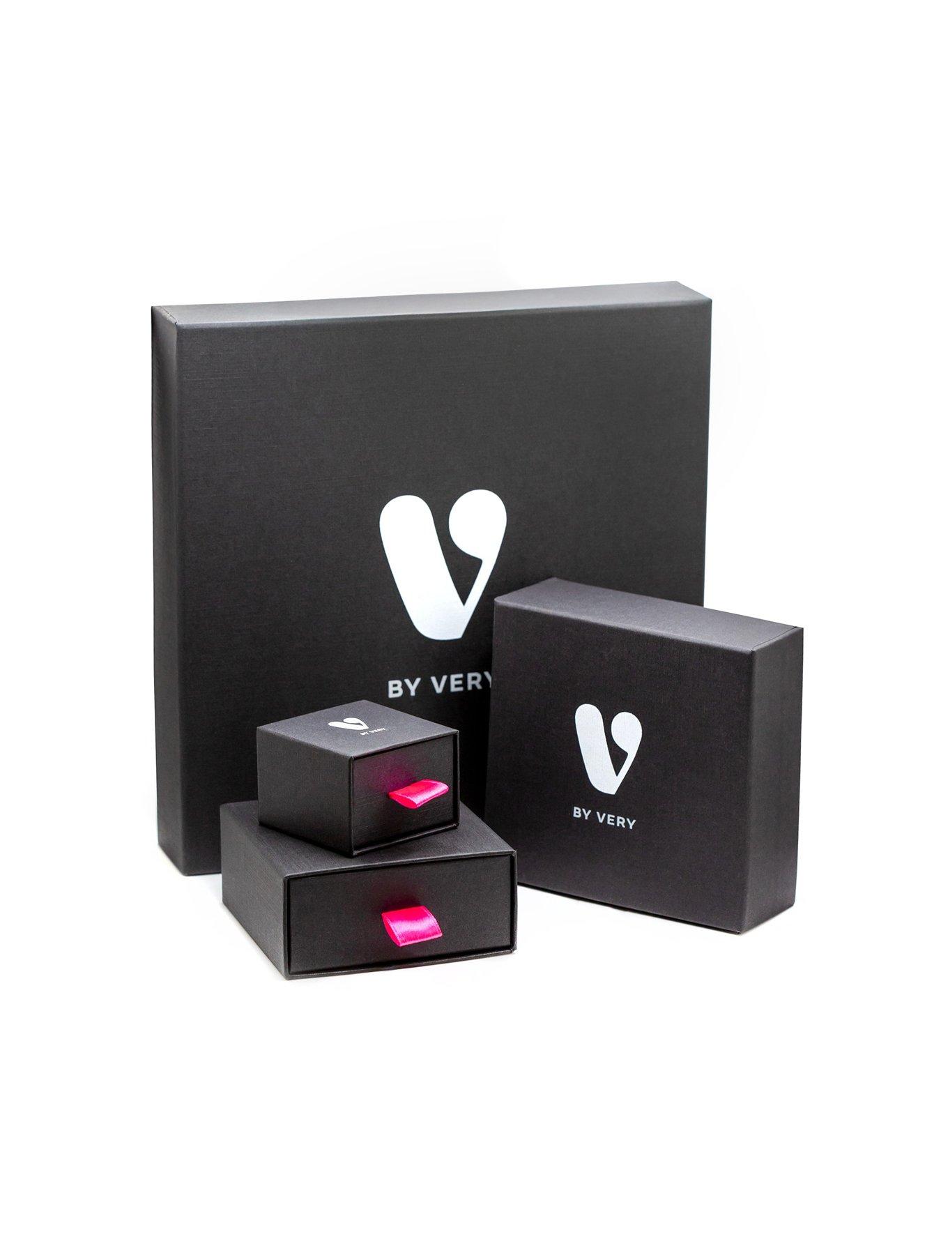  image of v-by-very-gold-plated-statement-resin-heart-drop-earrings