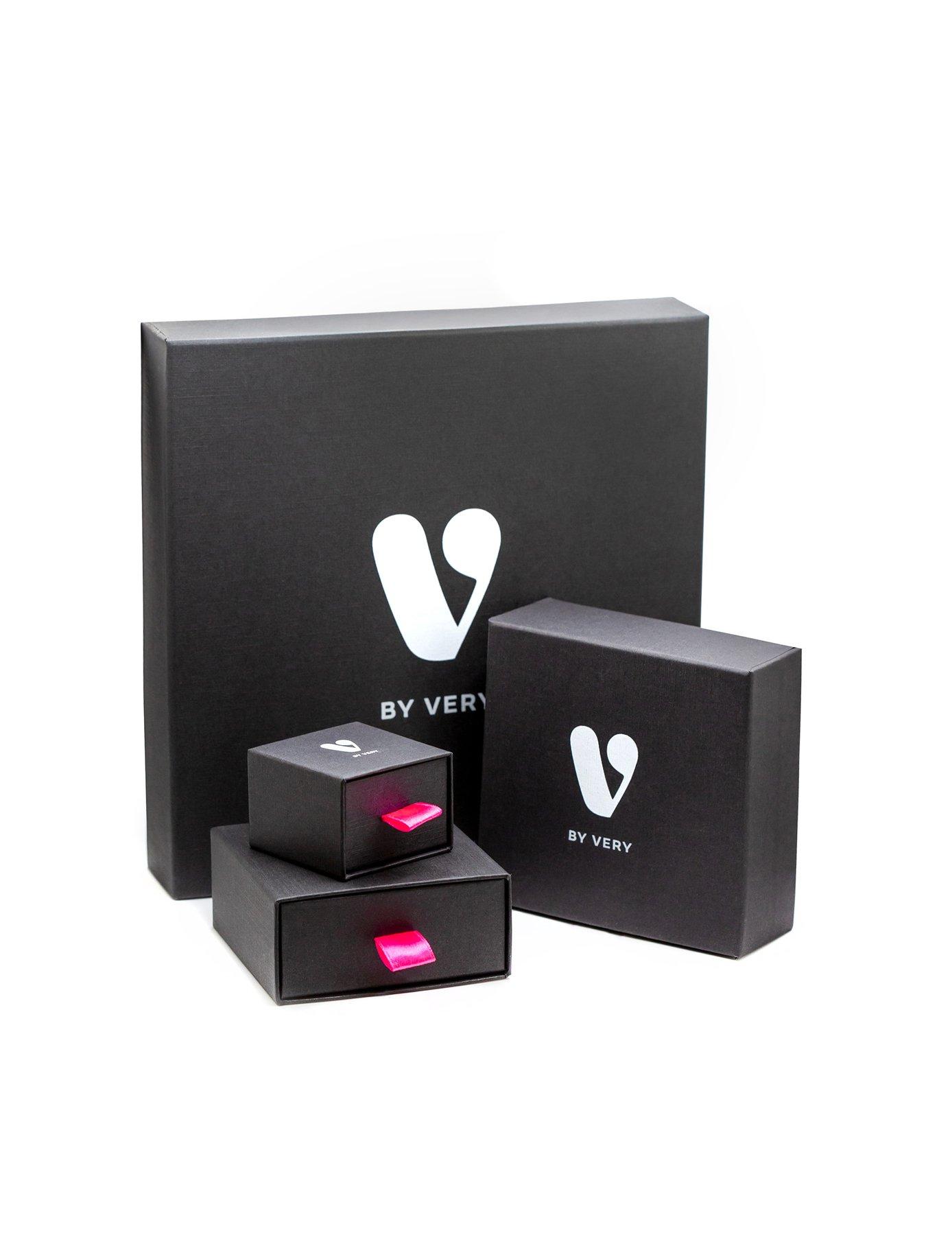  image of v-by-very-gold-plated-statement-floral-stud-earrings