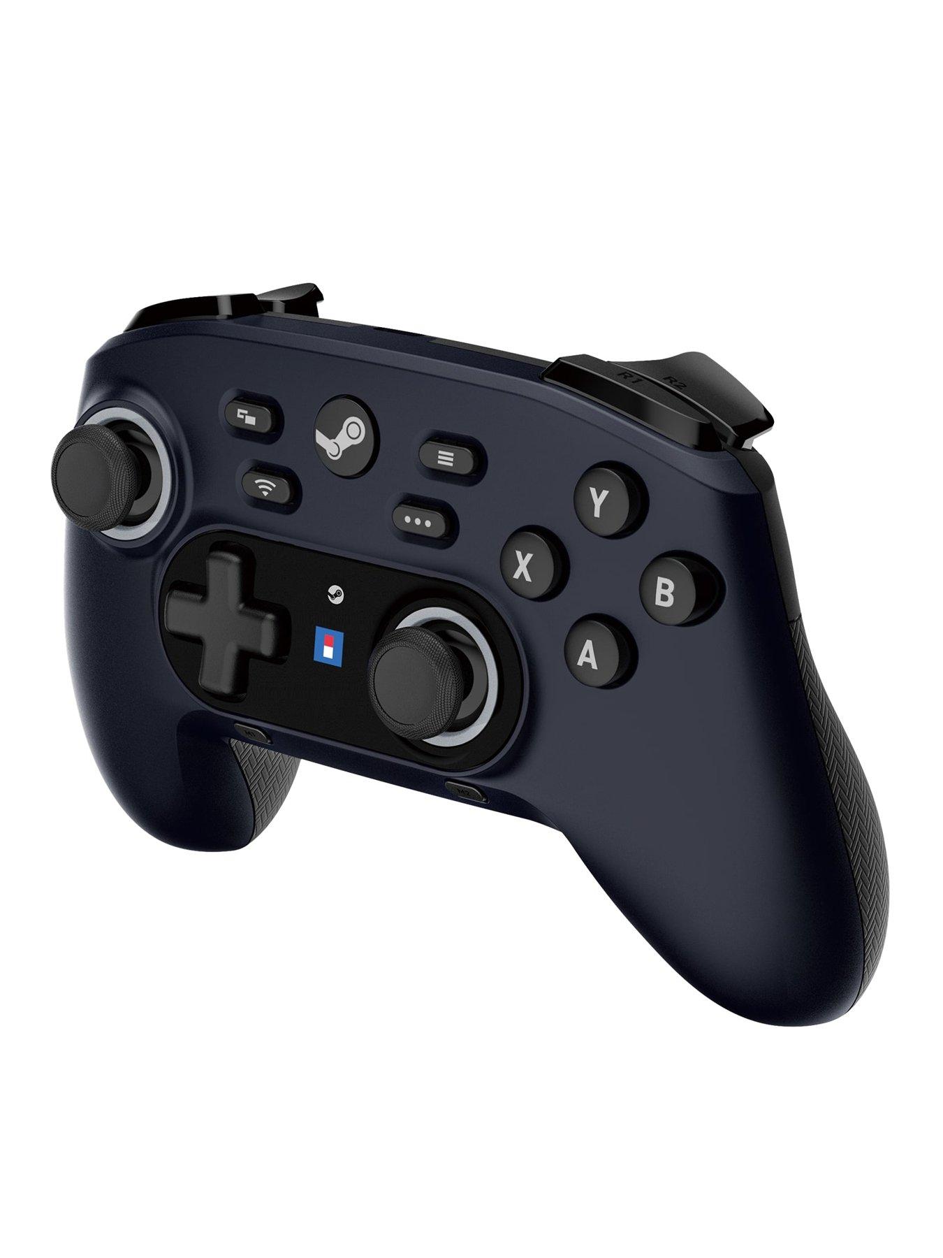  image of hori-wireless-pad-for-steam-midnight-black