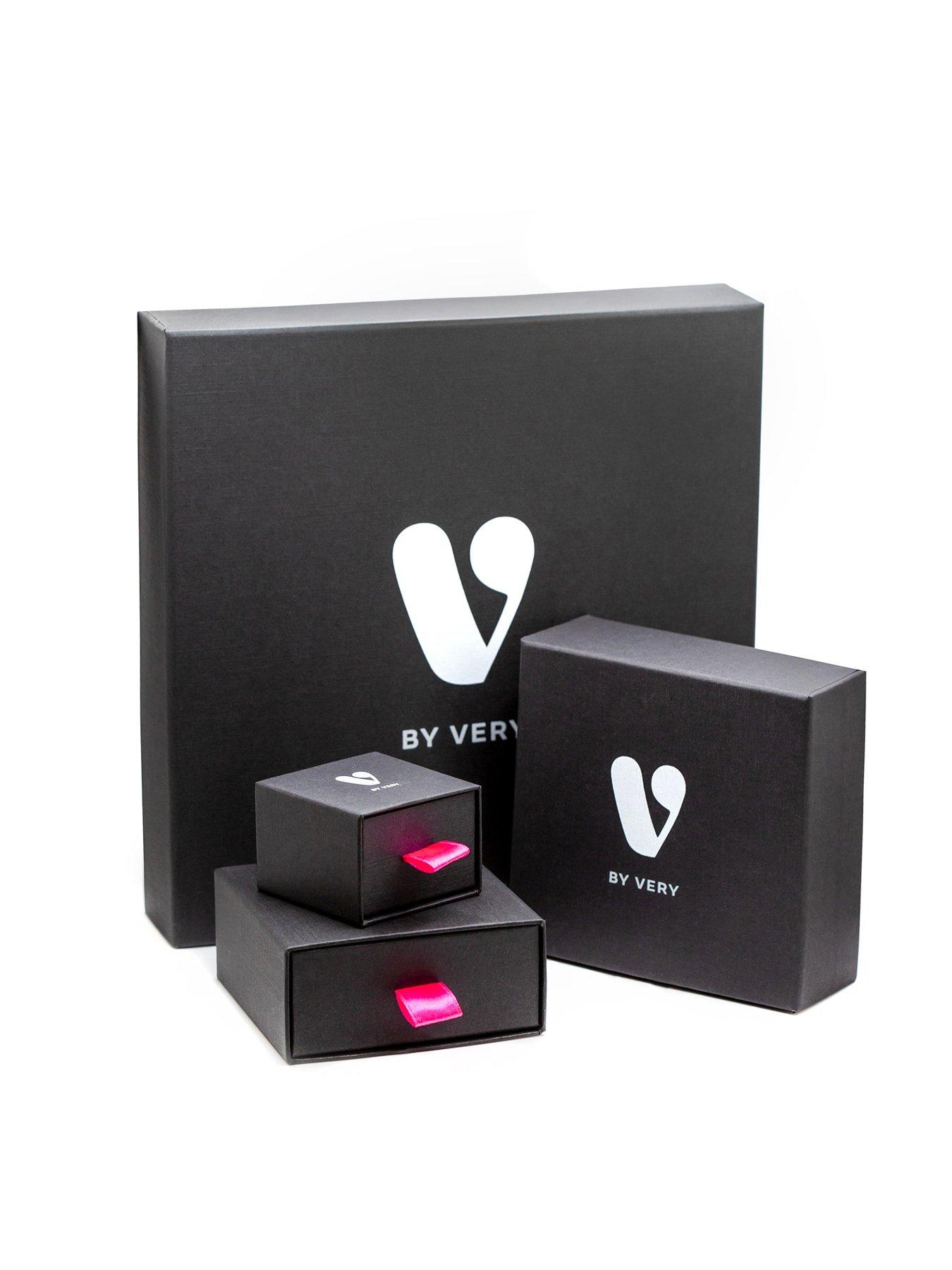  image of v-by-very-statement-brown-resin-square-bangle