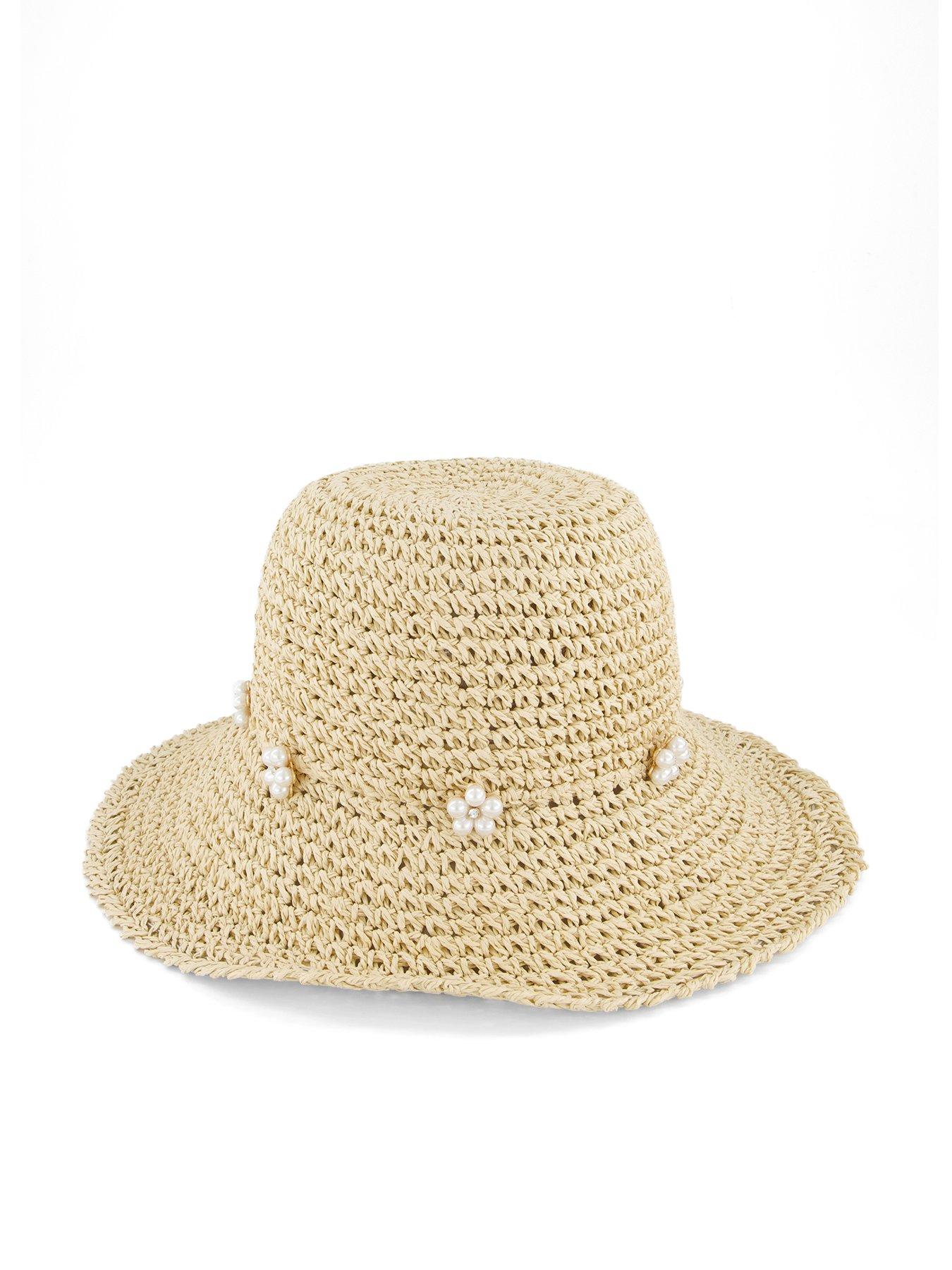 Image 1 of 3 of PIECES Sasha Bucket Hat - Beige