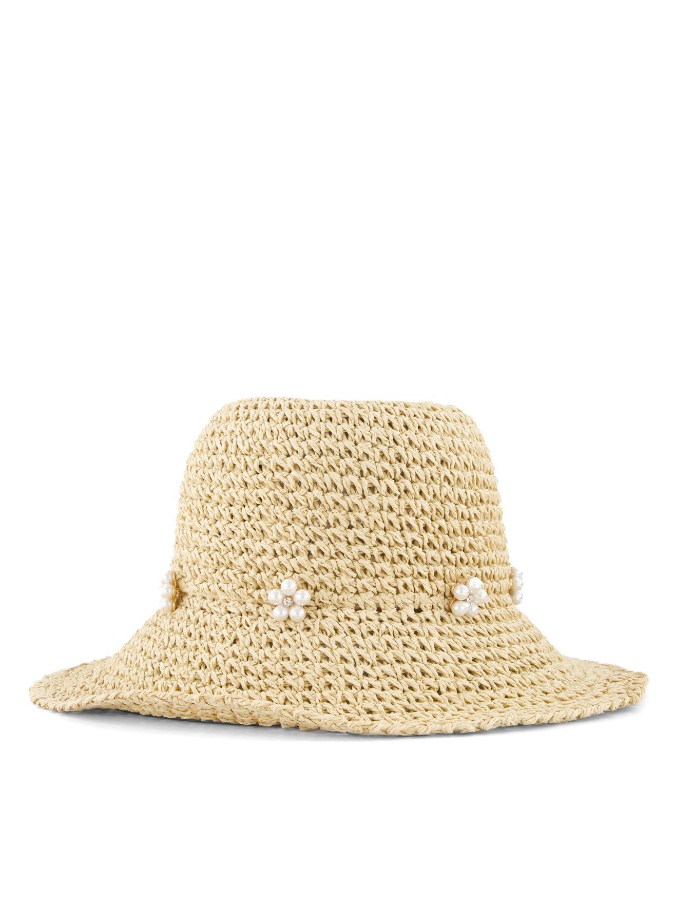 Image 2 of 3 of PIECES Sasha Bucket Hat - Beige