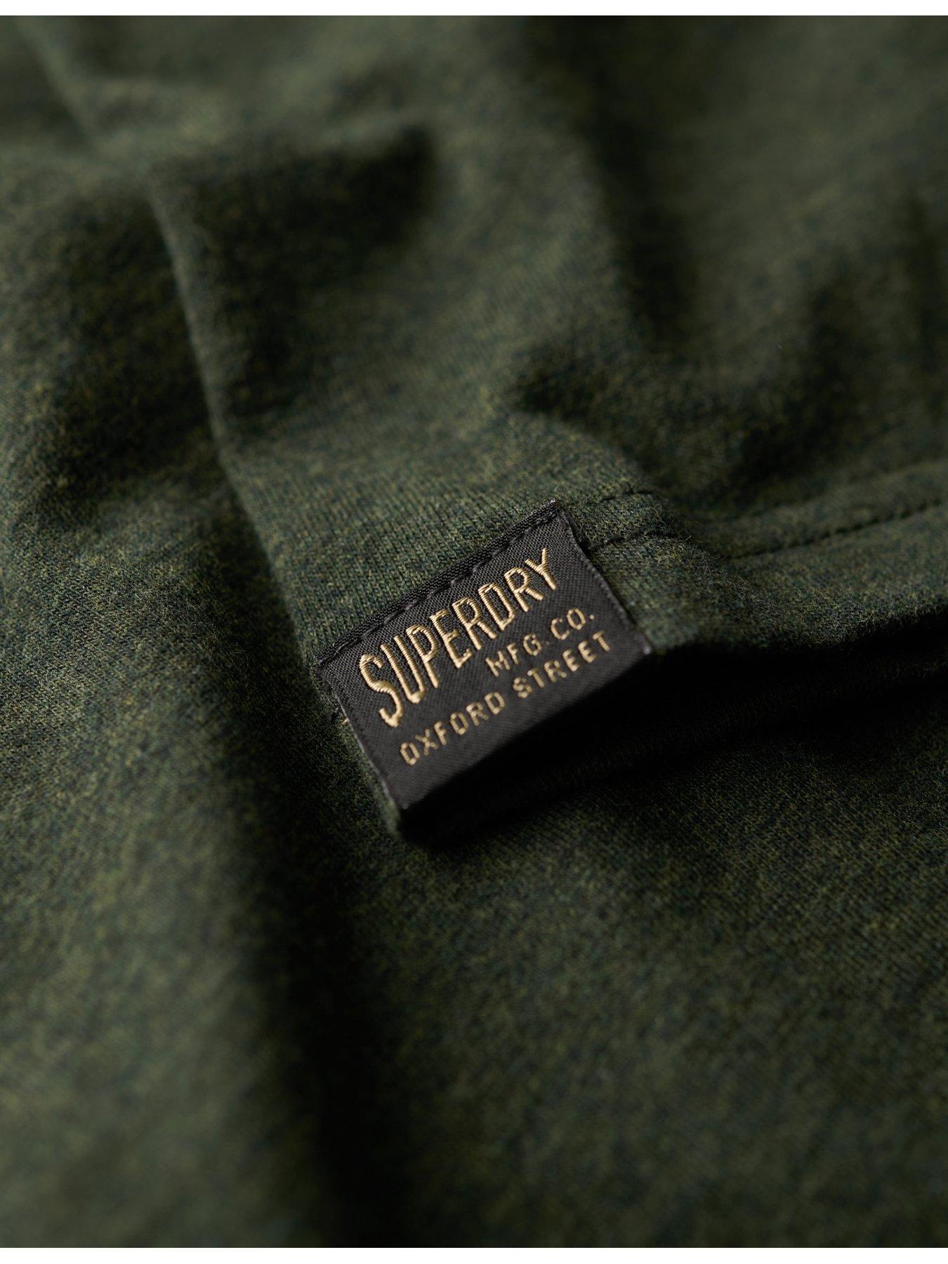  image of superdry-machined-goods-workwear-logo-short-sleeve-t-shirt-khaki