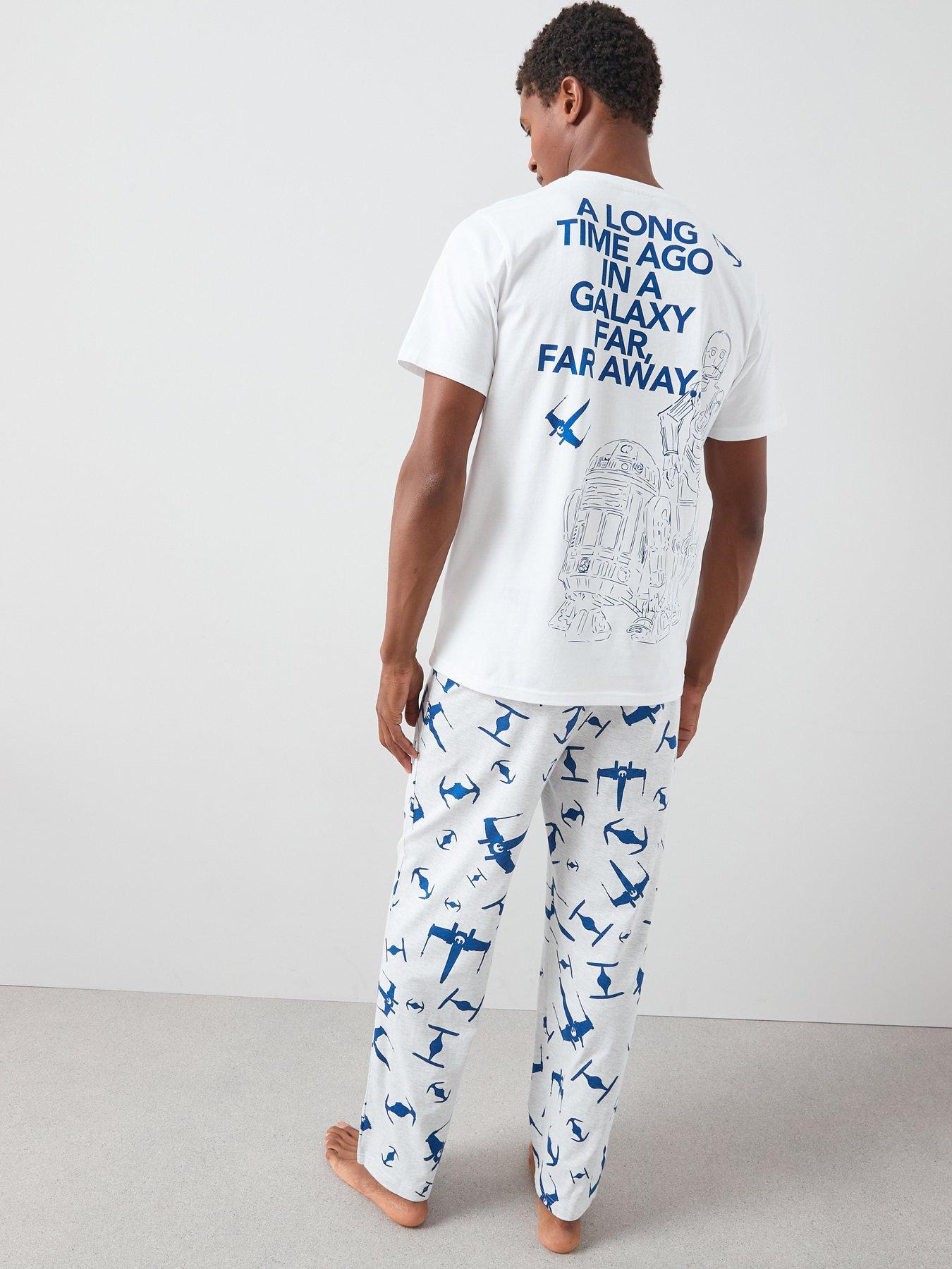 Image 2 of 6 of The Very Collection Star Wars Short Sleeve Pyjama Set - Blue