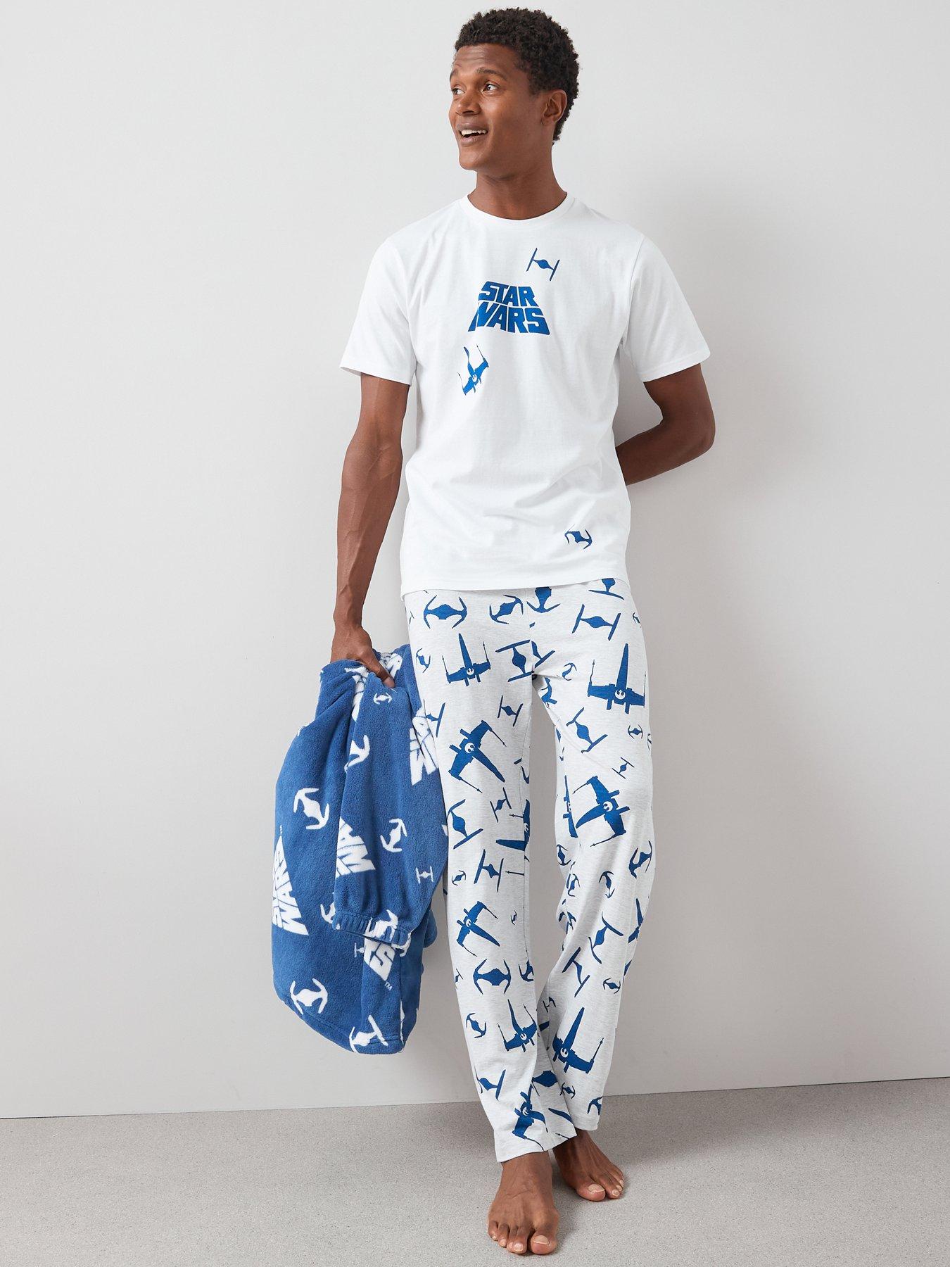 Image 3 of 6 of The Very Collection Star Wars Short Sleeve Pyjama Set - Blue