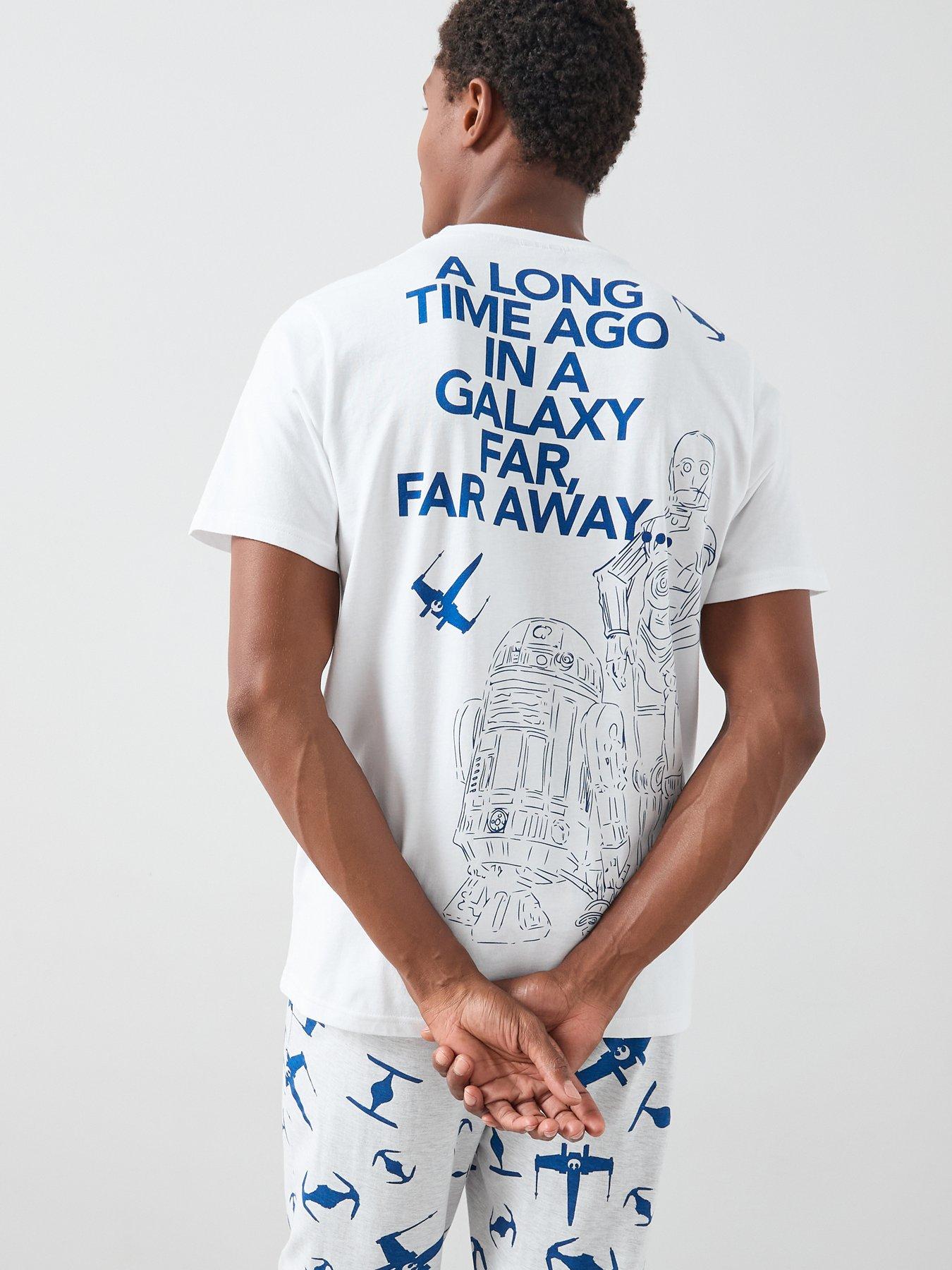 Image 6 of 6 of The Very Collection Star Wars Short Sleeve Pyjama Set - Blue