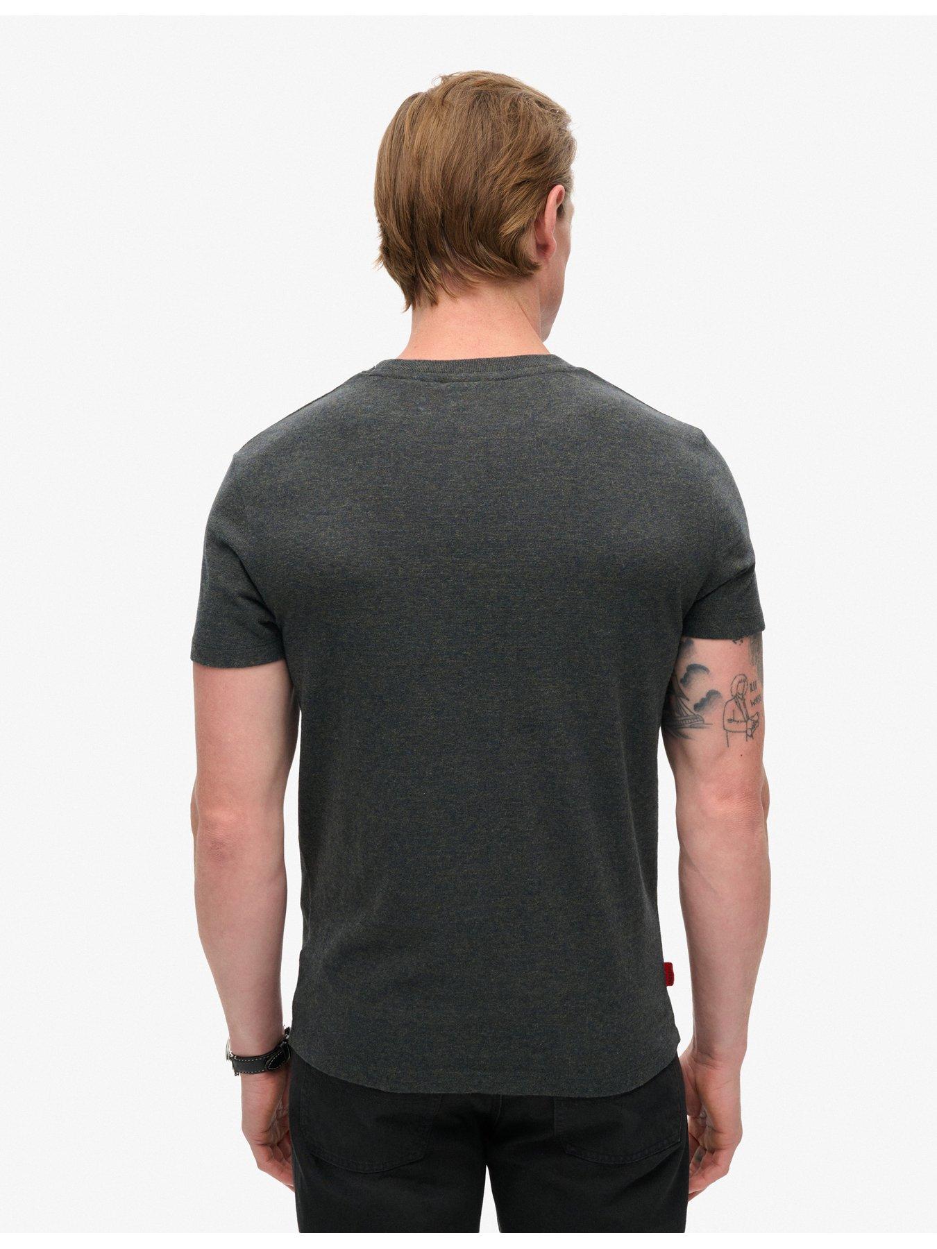  image of superdry-essential-logo-embroidered-short-sleeve-t-shirt-navy