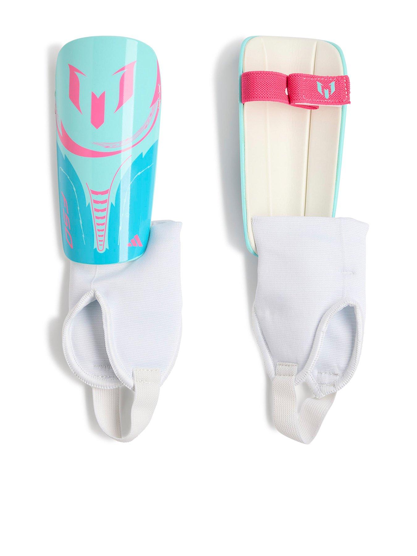 undefined Youth Match Messi Shin Guards - Pink