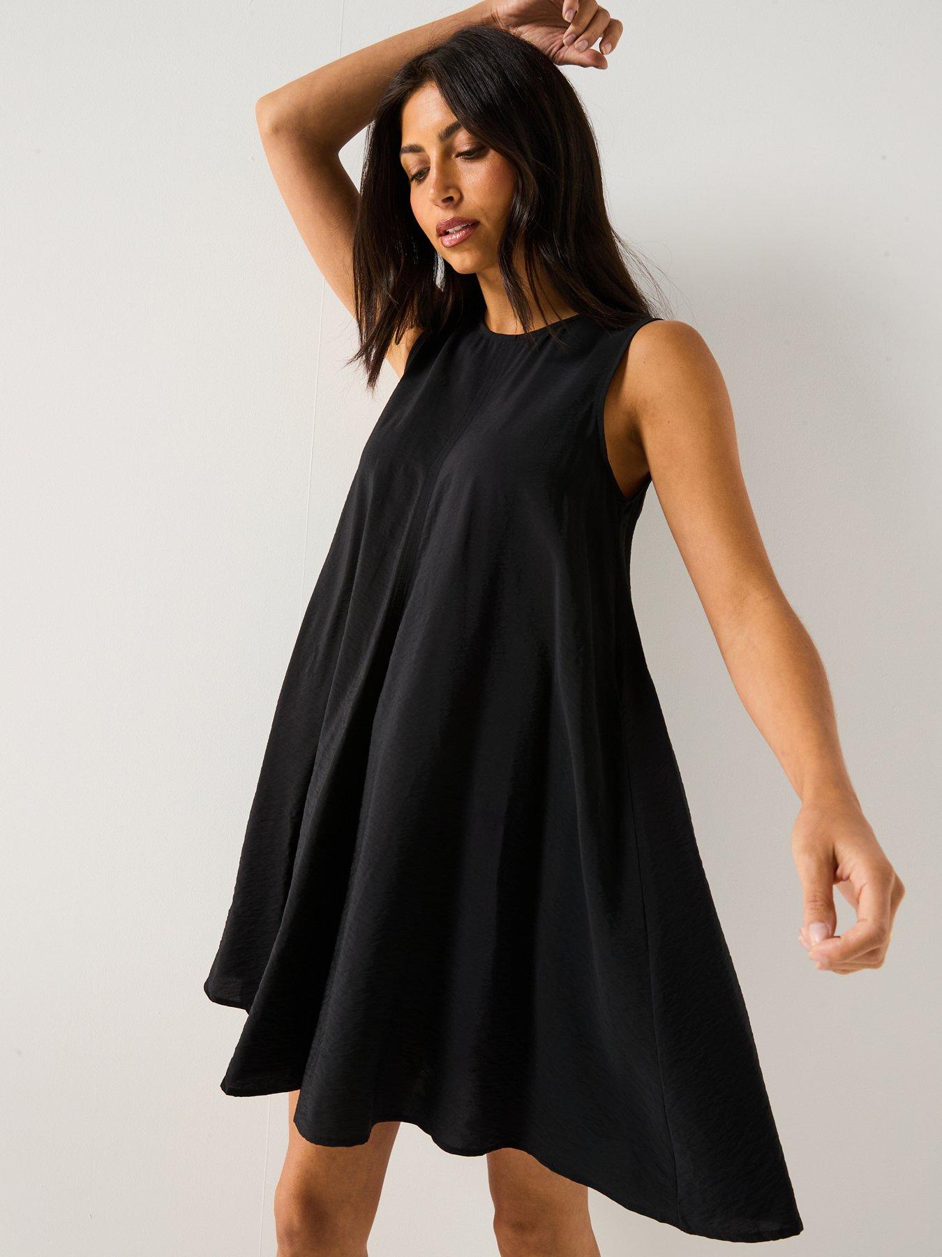 undefined Barbara Sleeveless Dress Woven - Black