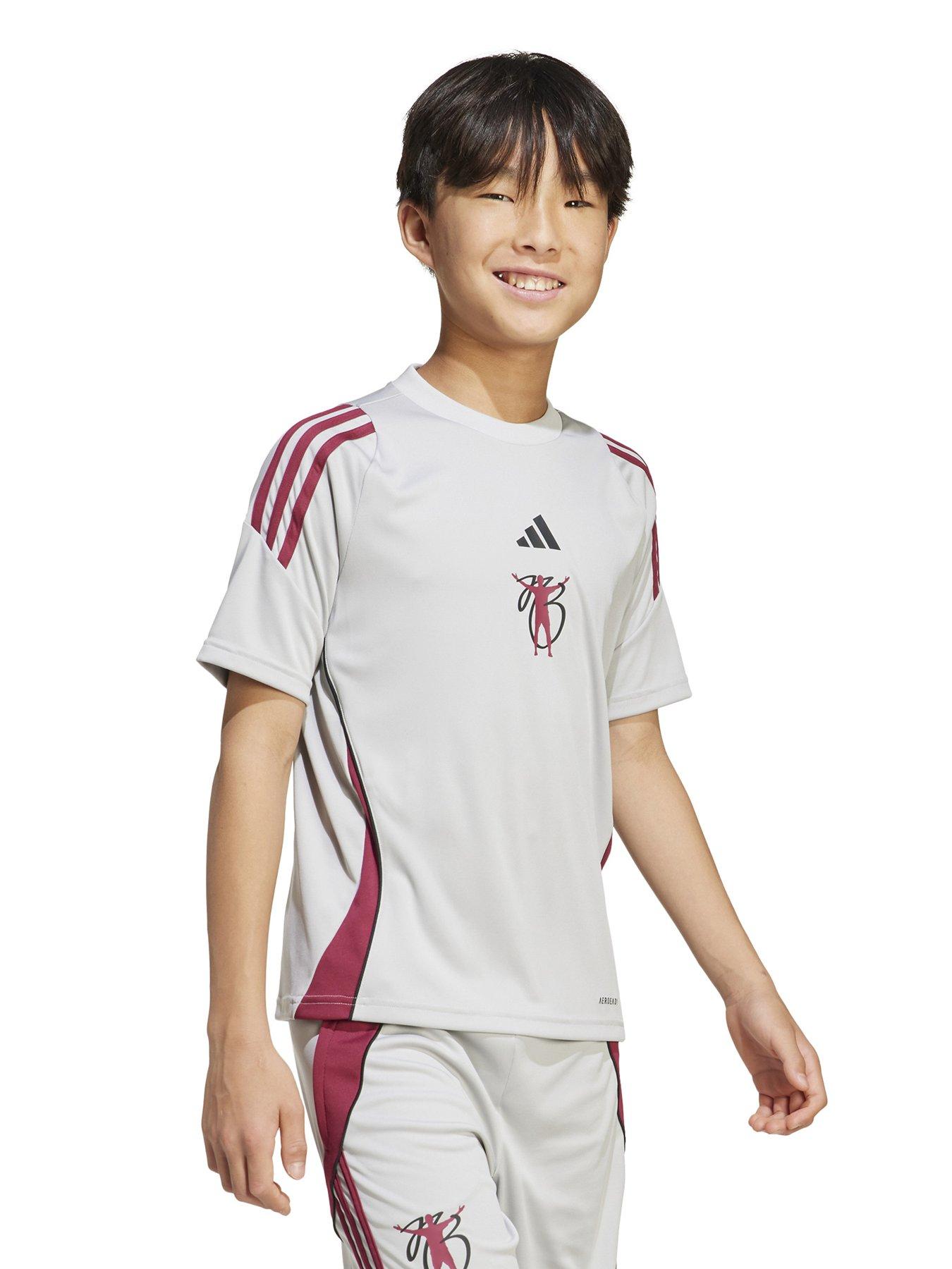 stillFront image of adidas-youth-jude-bellingham-tiro-jersey-grey