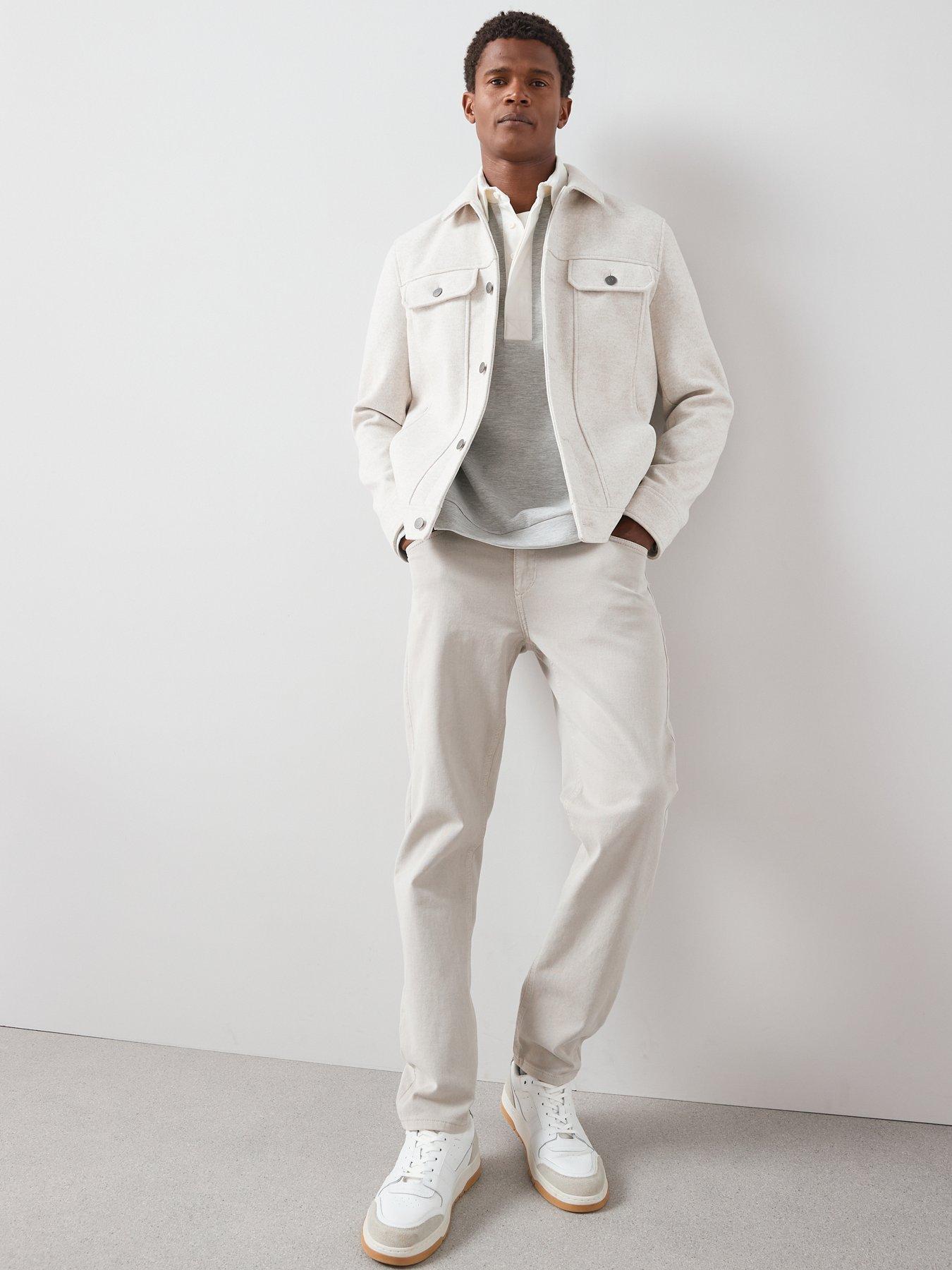 Image 3 of 7 of The Very Collection Collared Shacket - Winter White