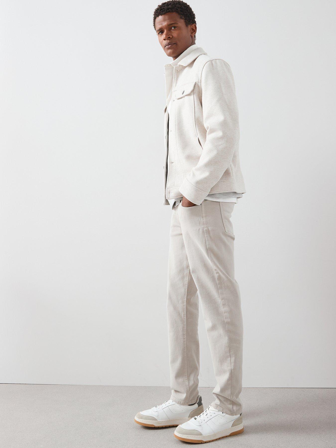 Image 6 of 7 of The Very Collection Collared Shacket - Winter White