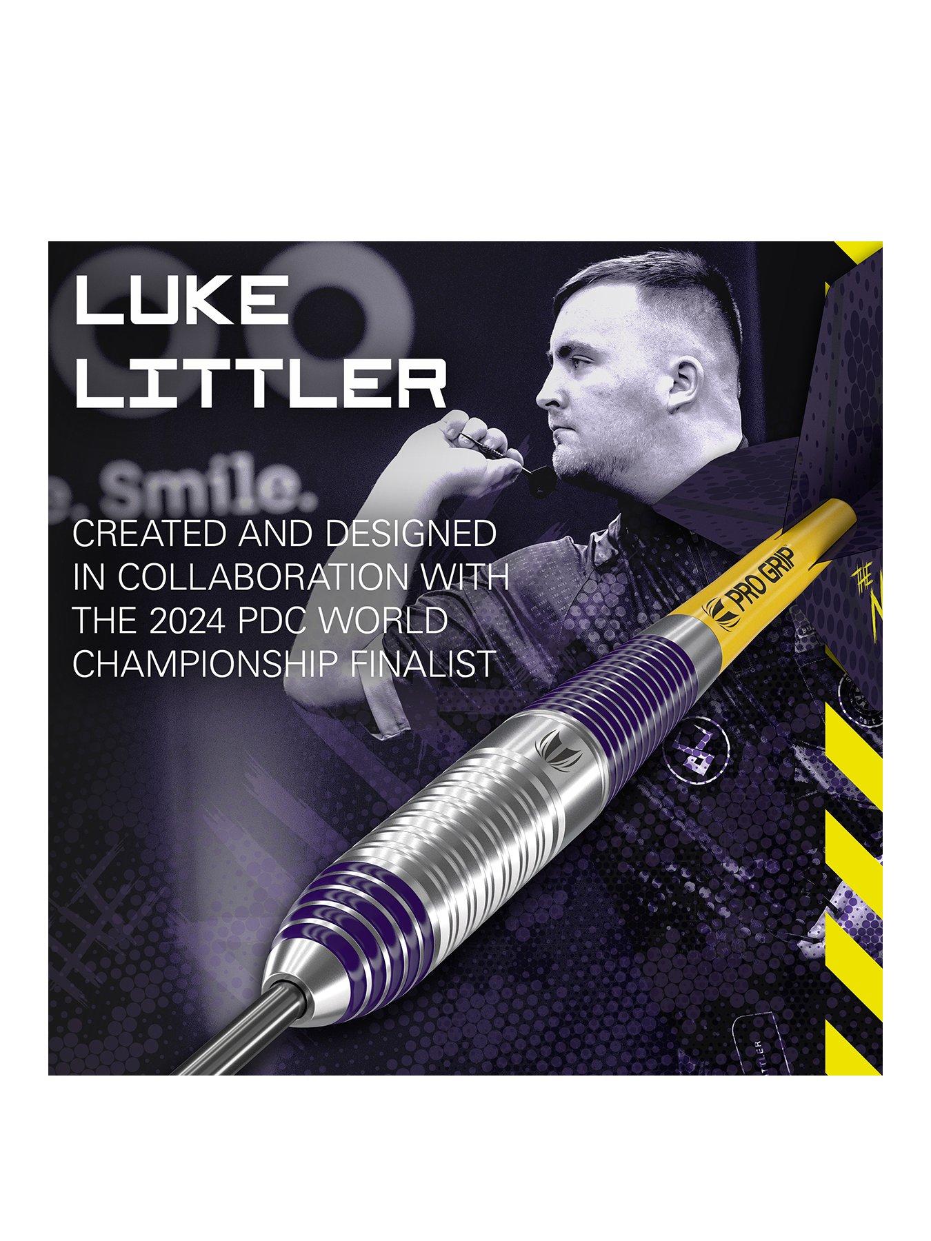  image of target-luke-littler-brass-22g-darts-set