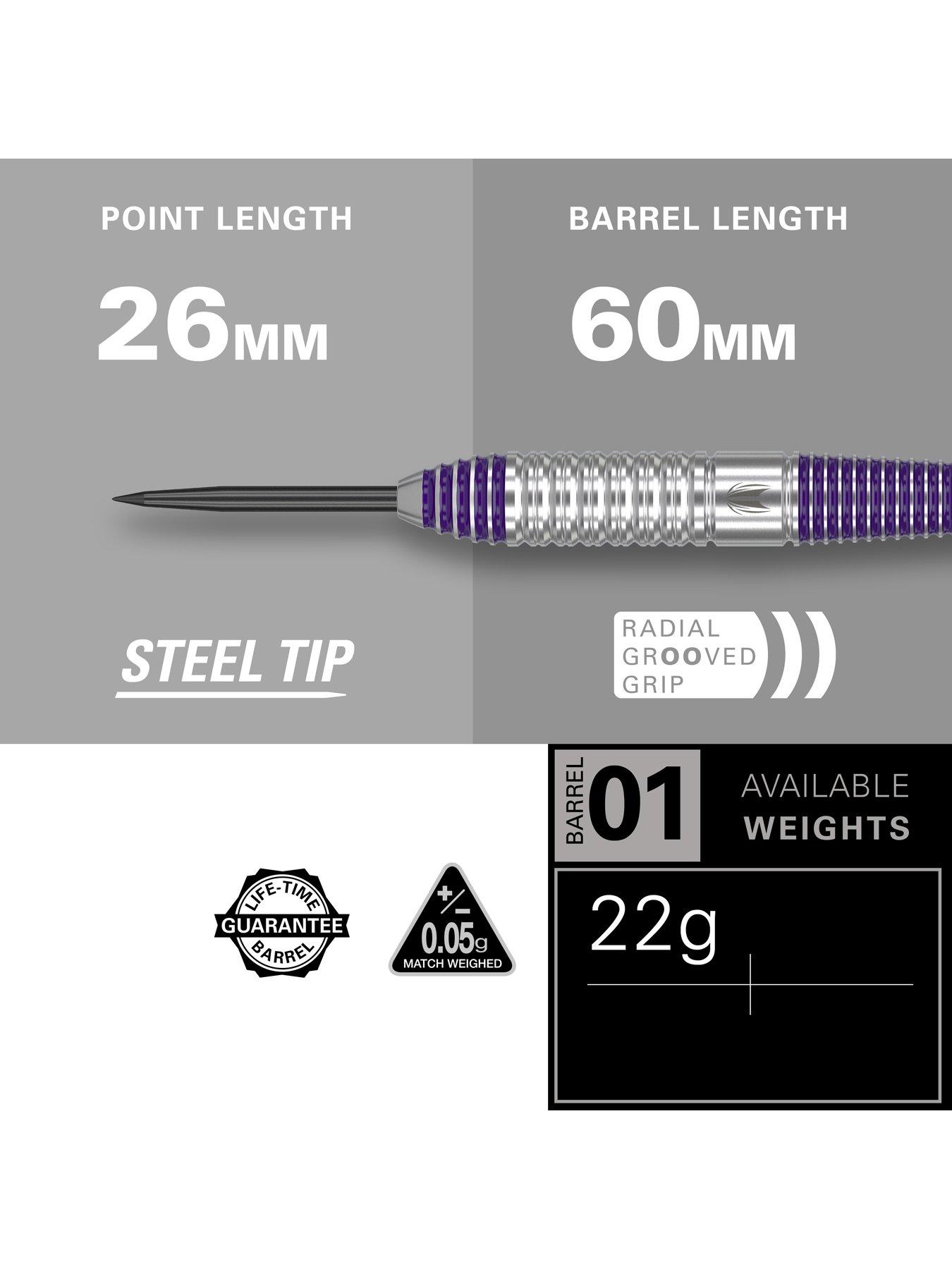  image of target-luke-littler-brass-22g-darts-set