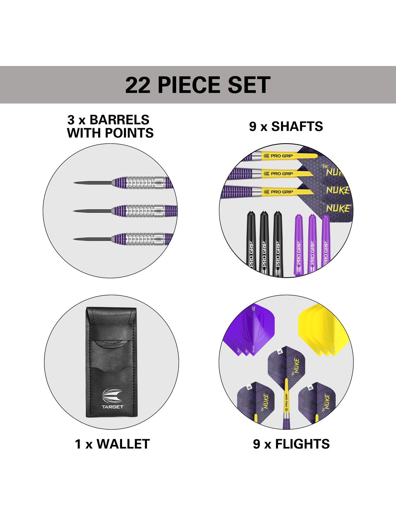 image of target-luke-littler-brass-22g-darts-set