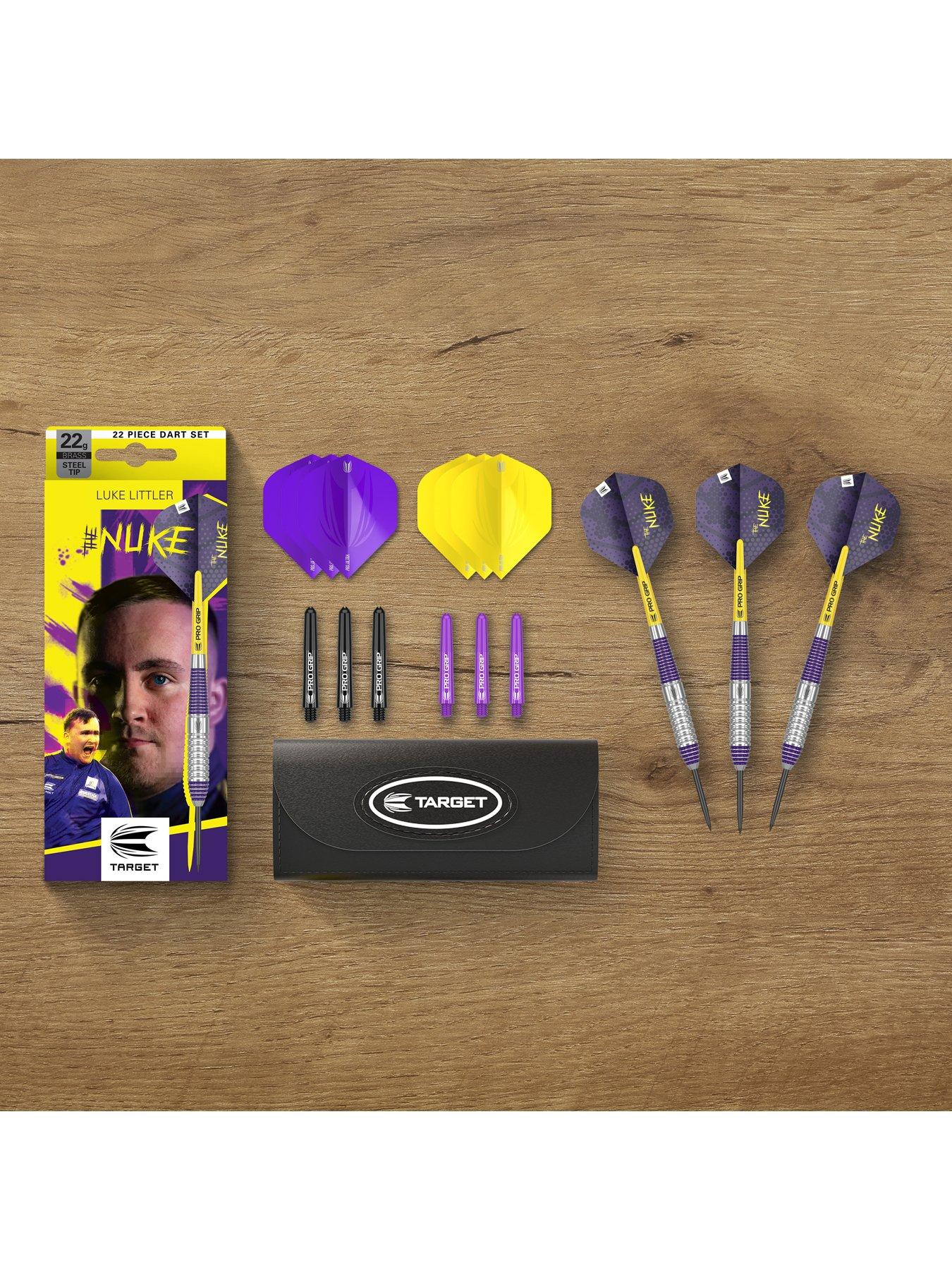  image of target-luke-littler-brass-22g-darts-set