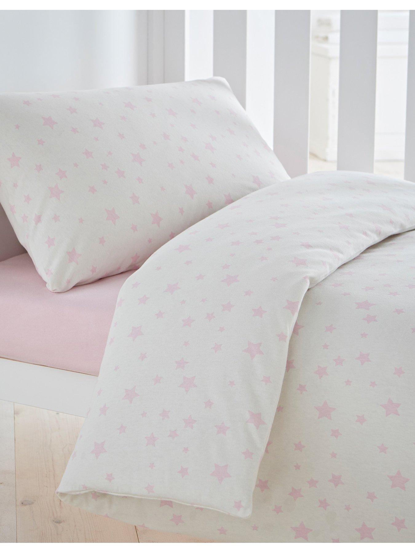 silentnight-safe-nights-100-cotton-cot-bed-duvet-cover-set-pink-stars