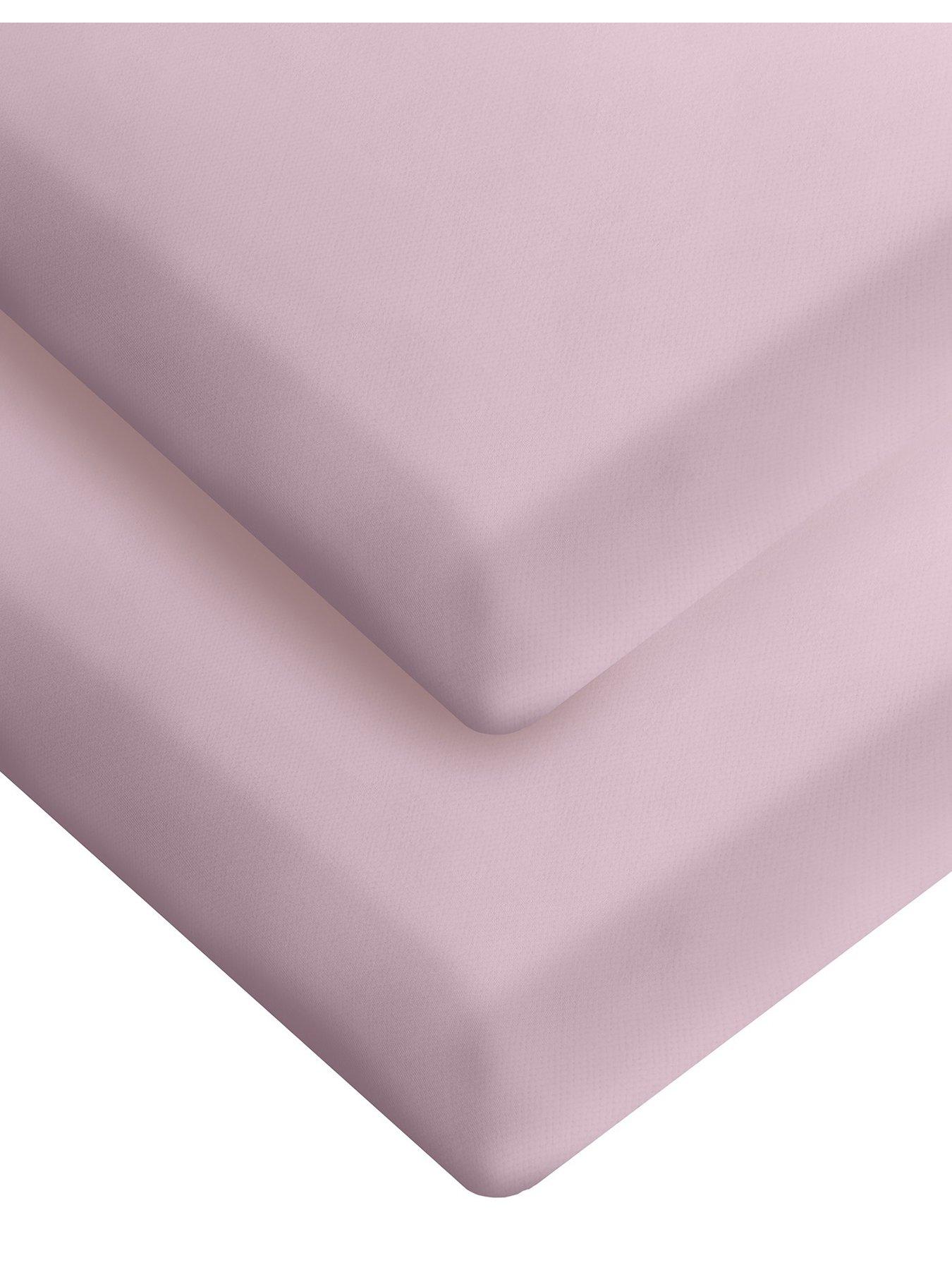 silentnight-safe-nights-2-x-pack-100-cotton-cot-bed-fitted-sheets-140cm-x-70cm-pink