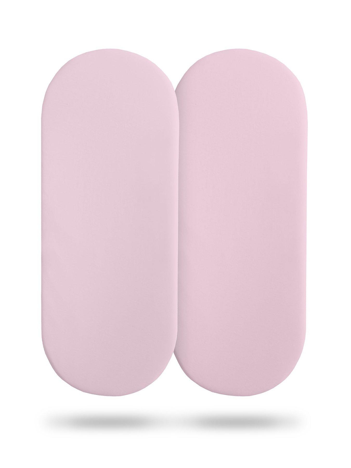 silentnight-safe-nights-2-x-pack-100-cotton-moses-basket-fitted-sheets-74cm-x-28cm-pink