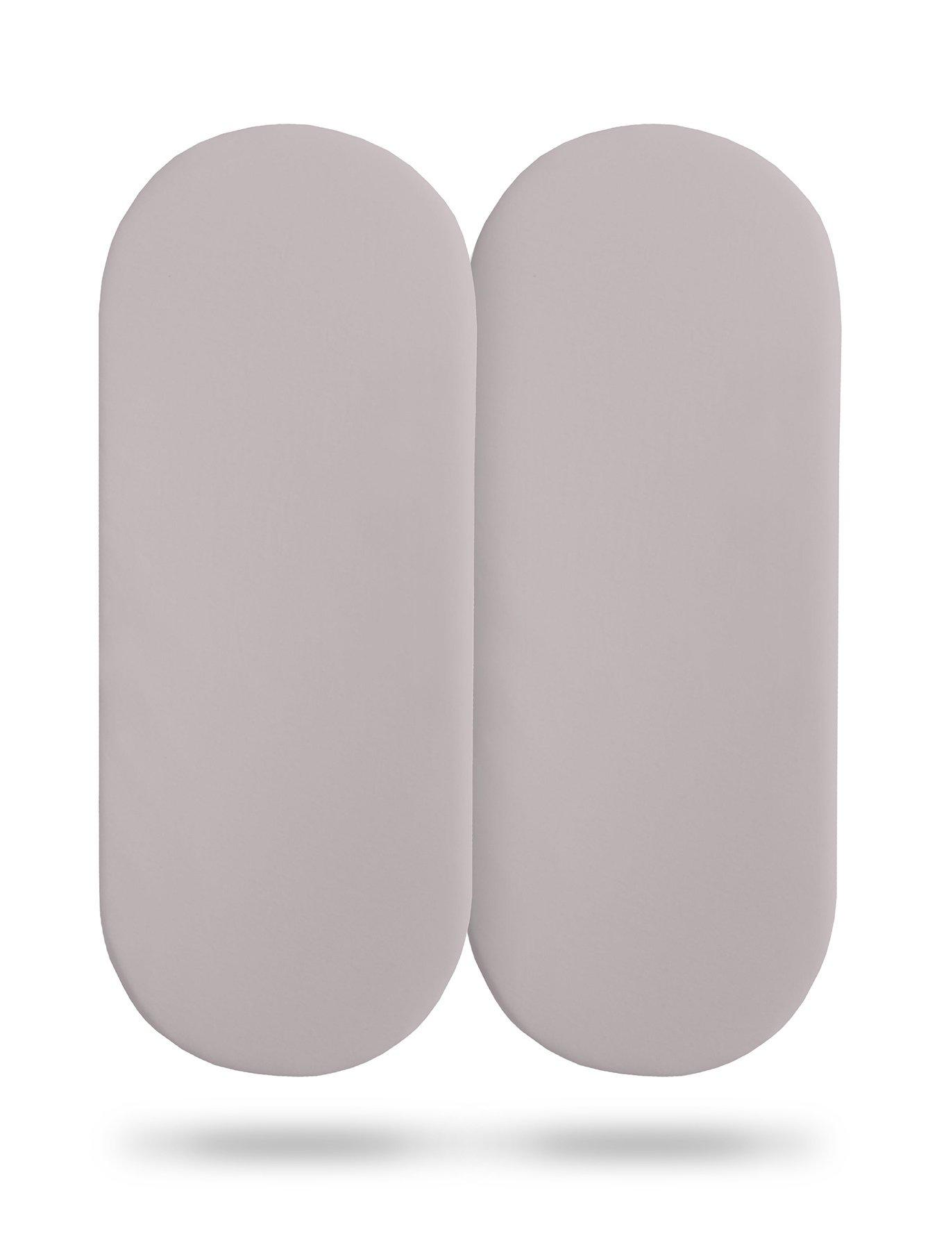silentnight-safe-nights-2-x-pack-100-cotton-moses-basket-fitted-sheets-74cm-x-28cm-grey