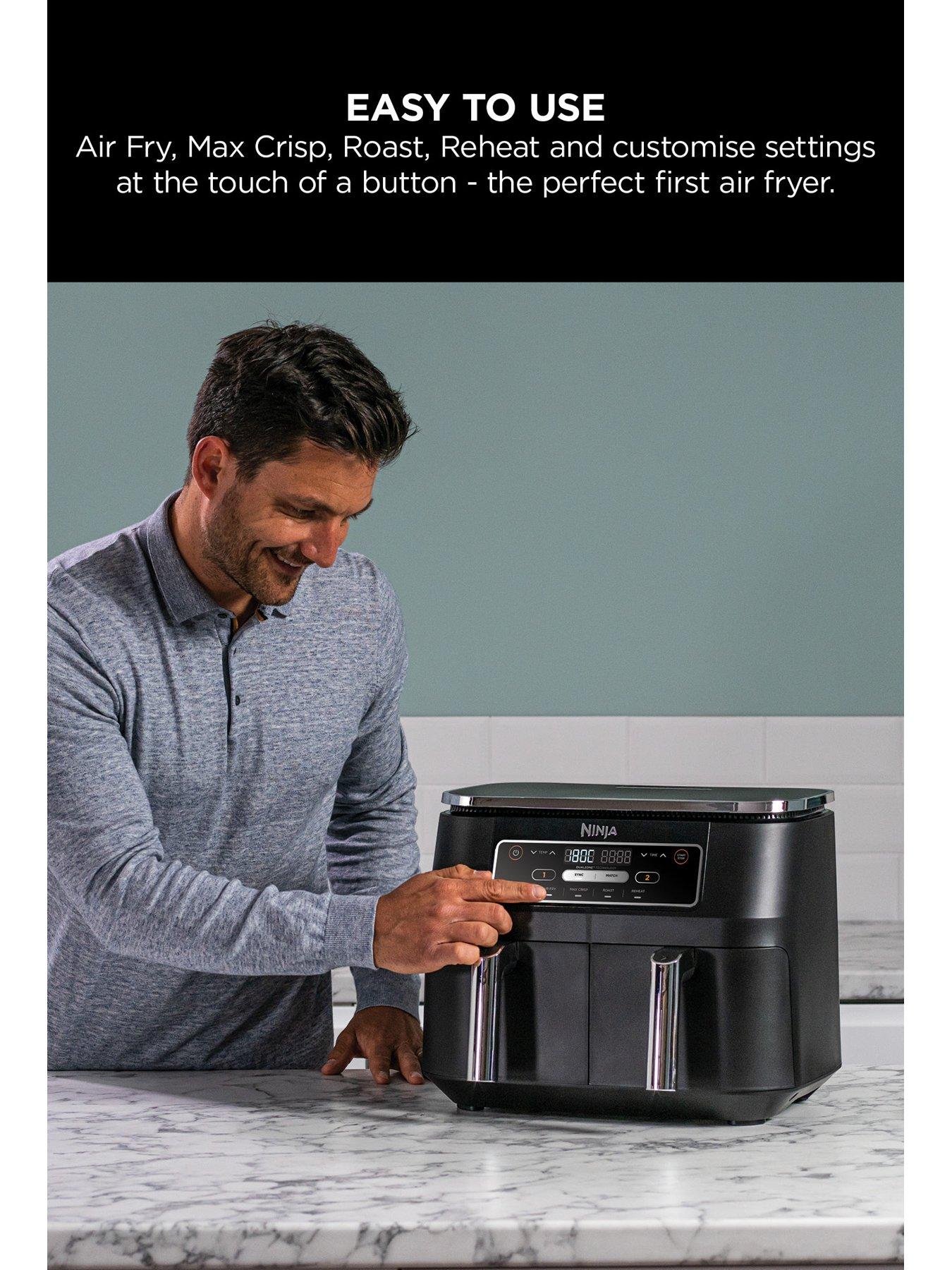  image of ninja-foodi-4-in-1-dual-zone-air-fryer-af200uk