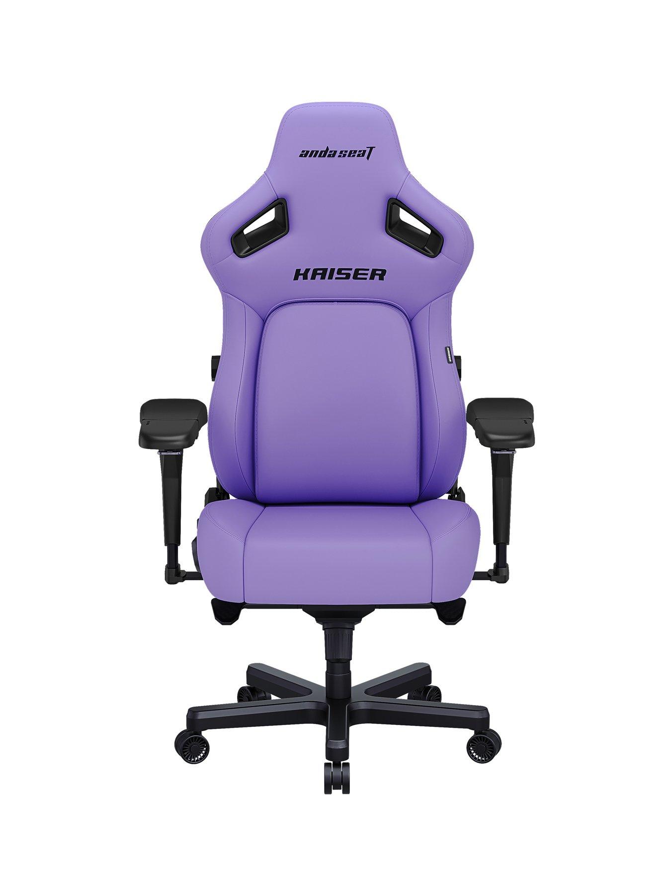 Andaseat Kaiser Premium XL Gaming Chair Purple Littlewoods