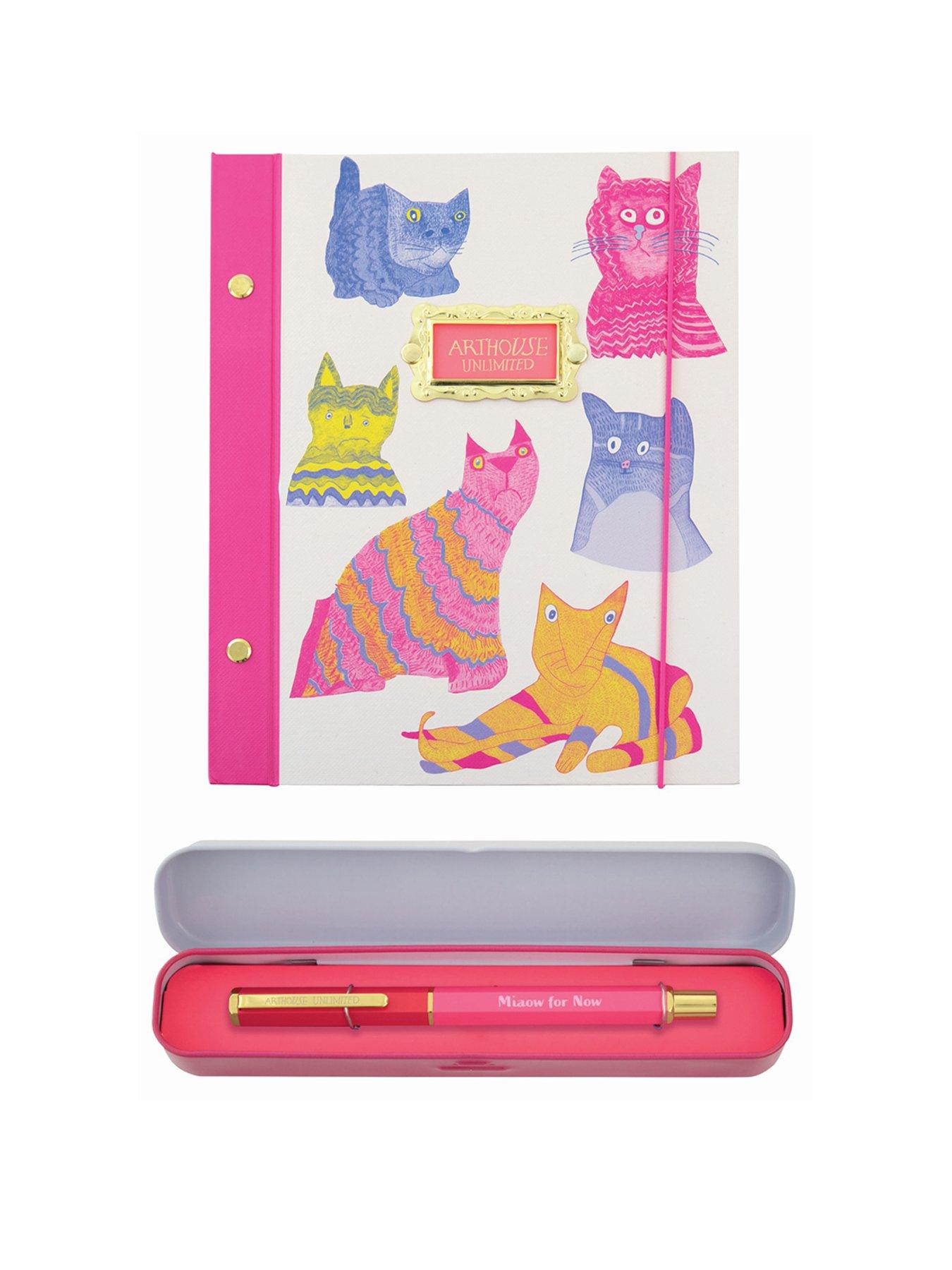 b5-hardback-journal-miaow-for-now-amp-pen-in-tin-miaow-for-now-bundle