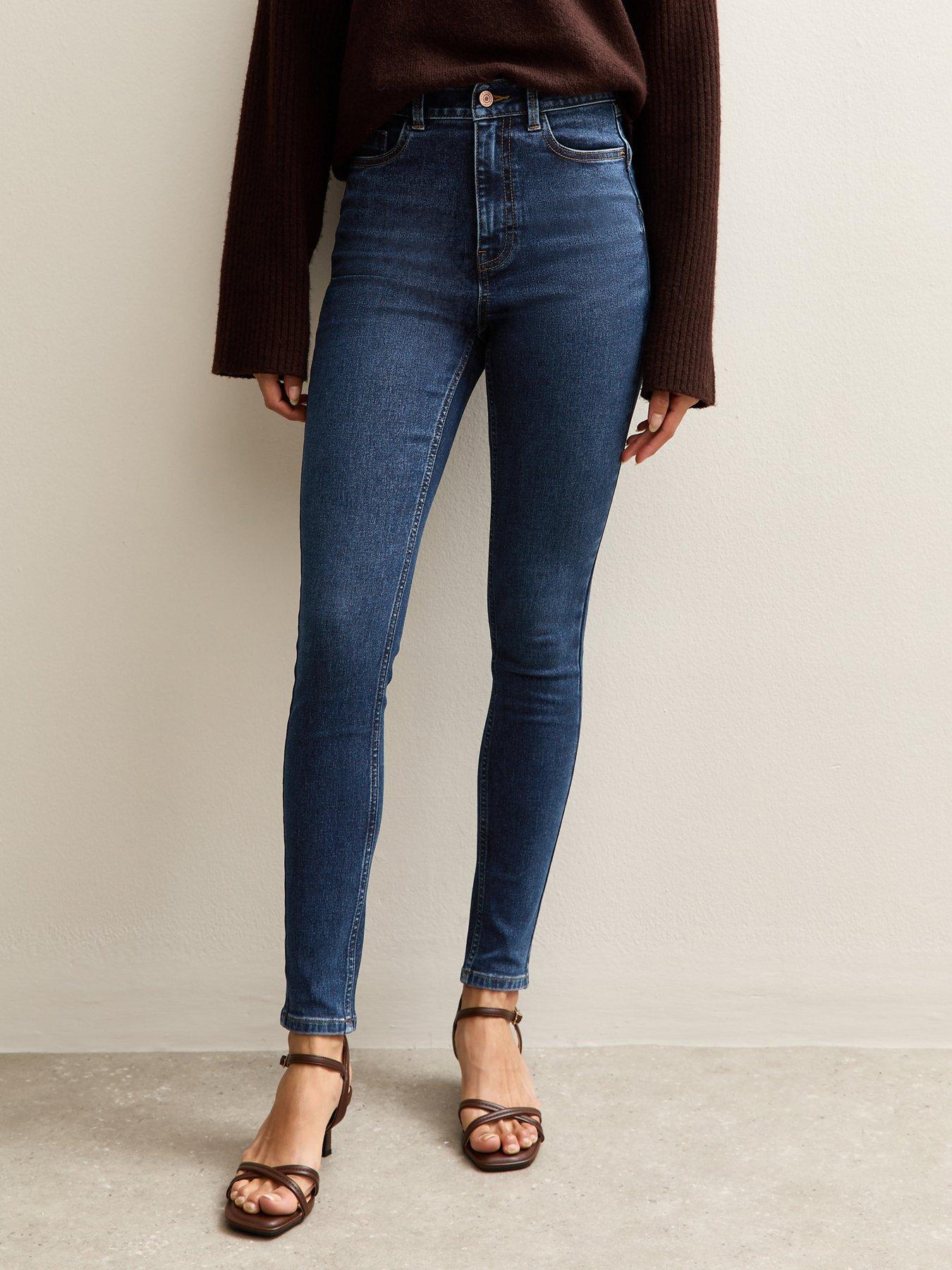 New Look Blue Lift  &  Shape Jenna Skinny Jeans