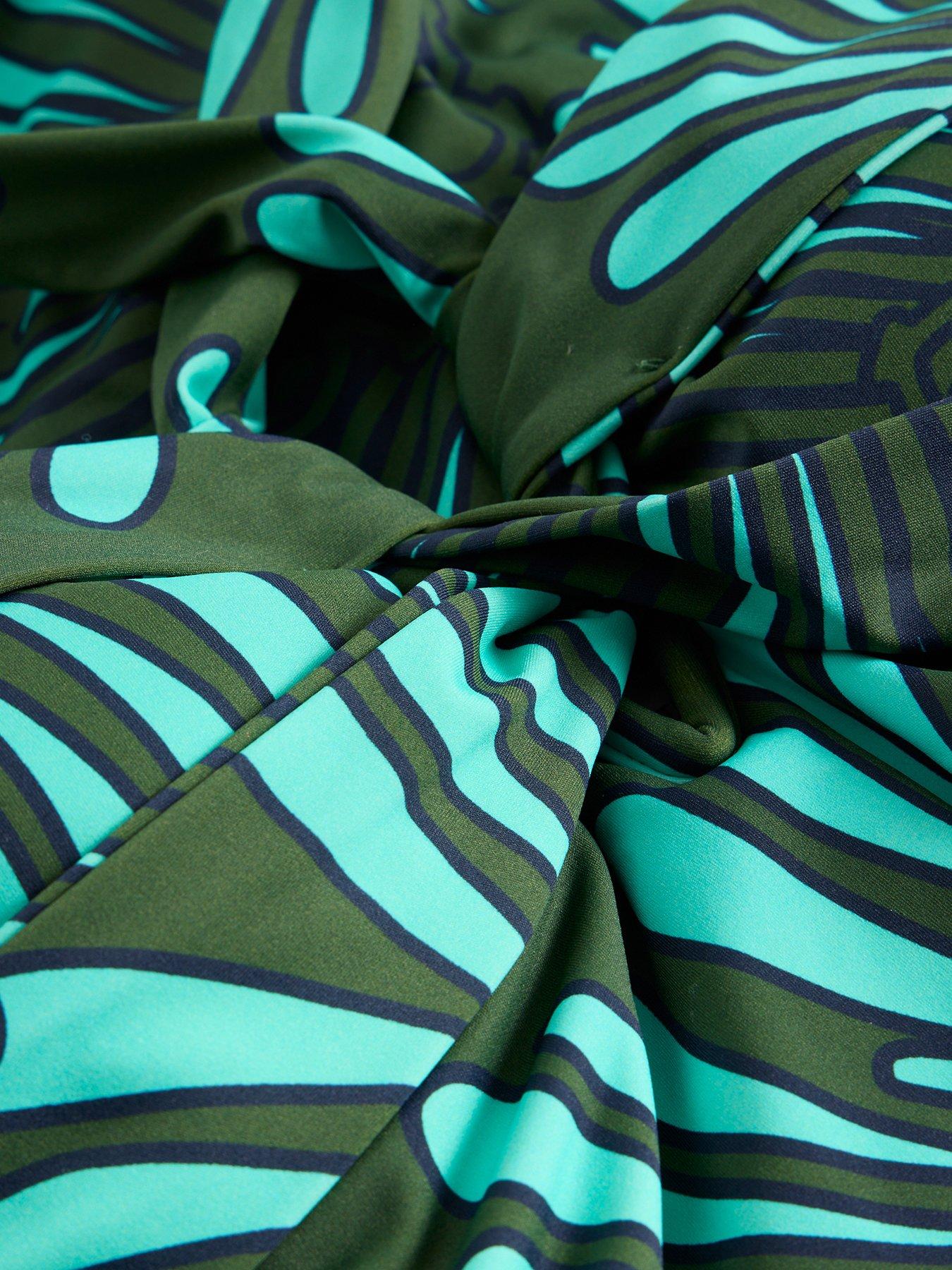  image of white-stuff-suzi-wrap-swimsuit-green