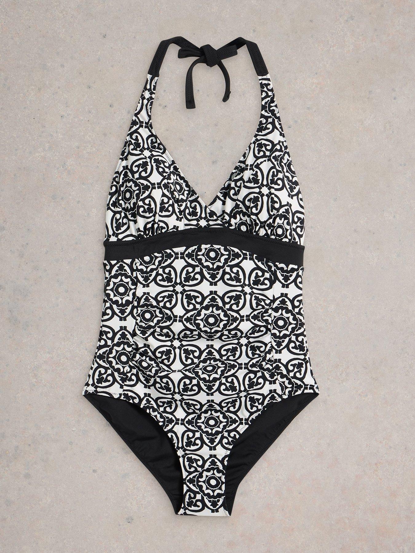Image 5 of 6 of White Stuff Sunshine Reversible Swimsuit - Black