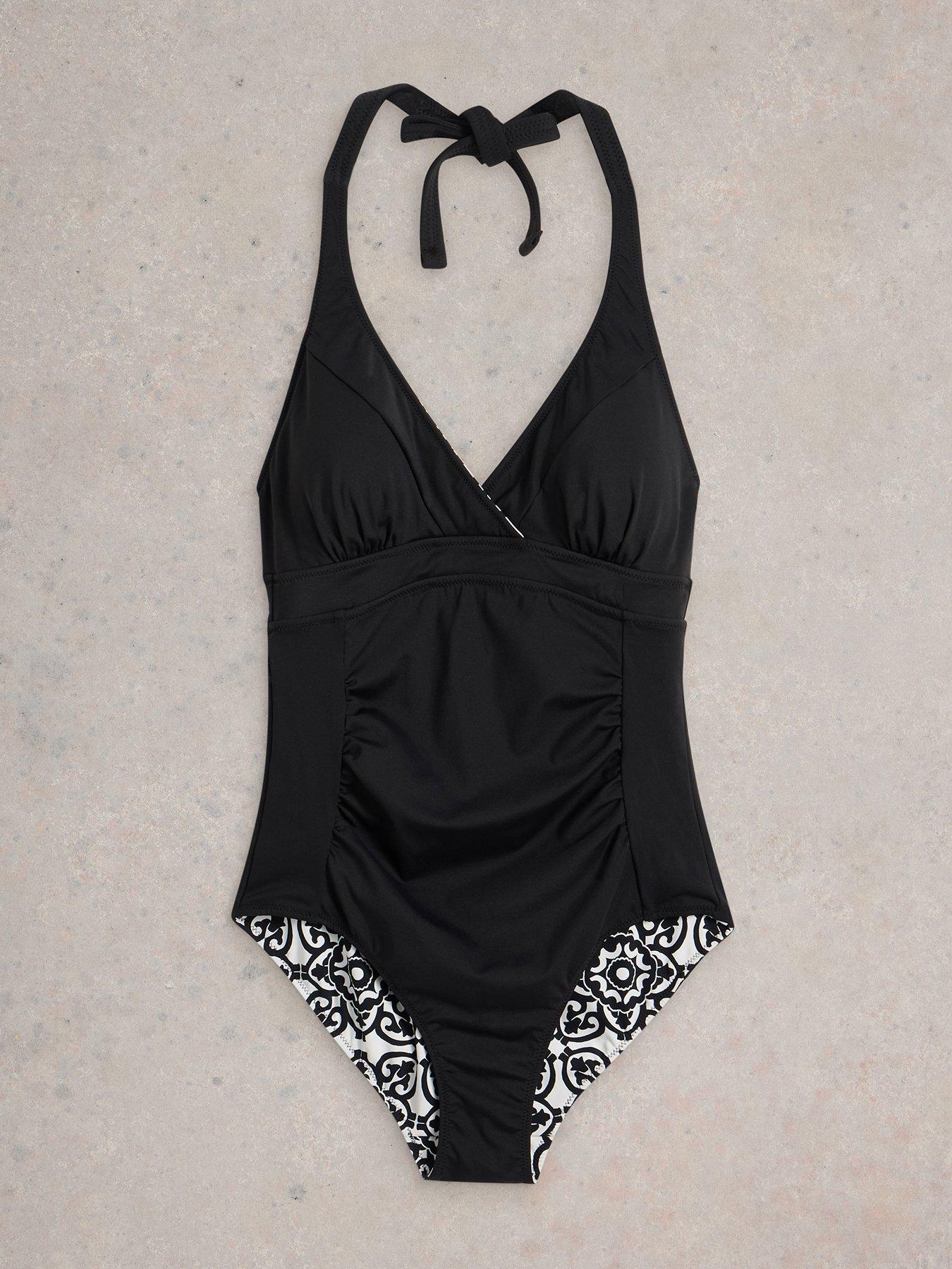 Image 6 of 6 of White Stuff Sunshine Reversible Swimsuit - Black