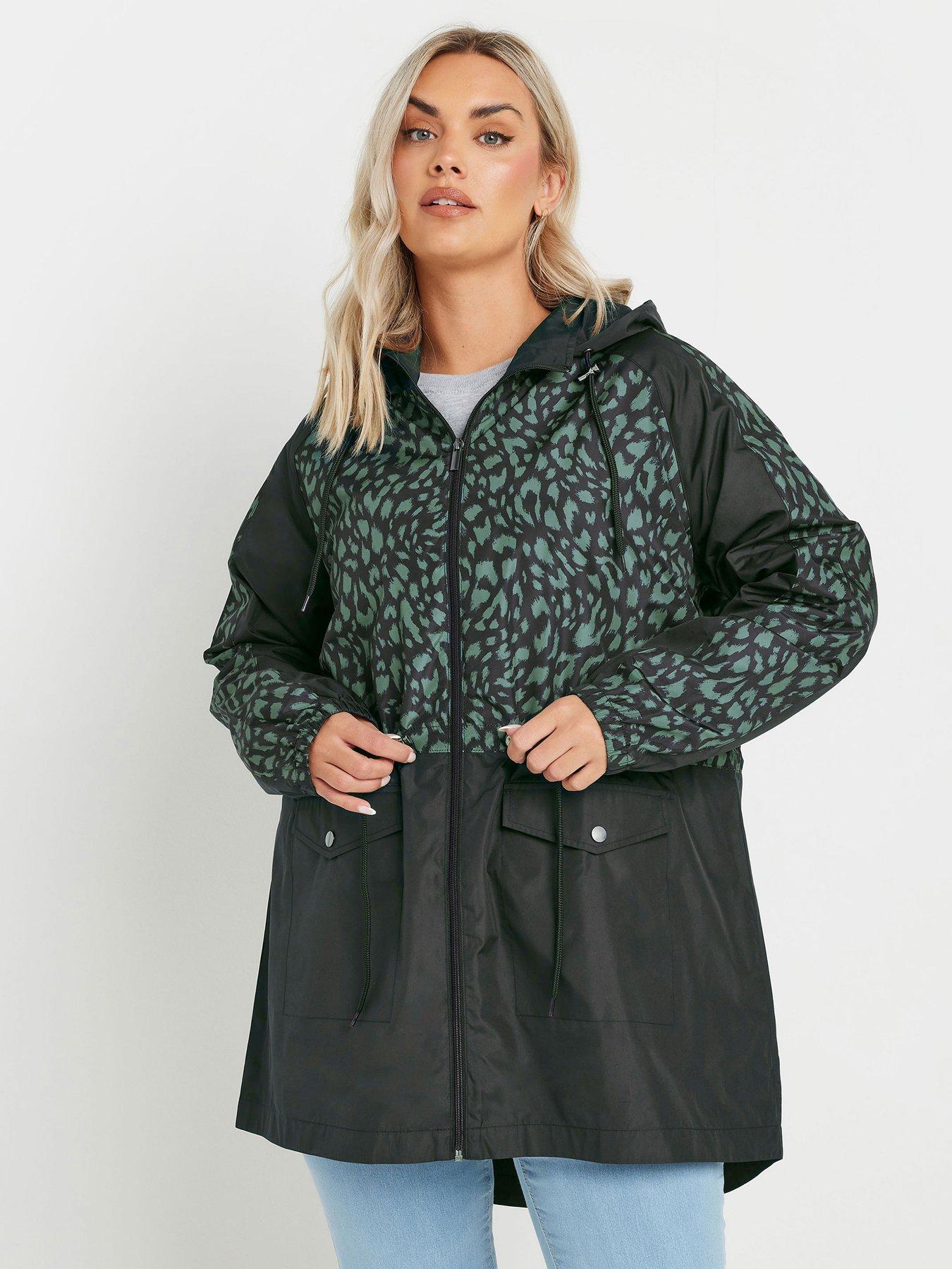 undefined Curve Lightweight Colour Block Parka