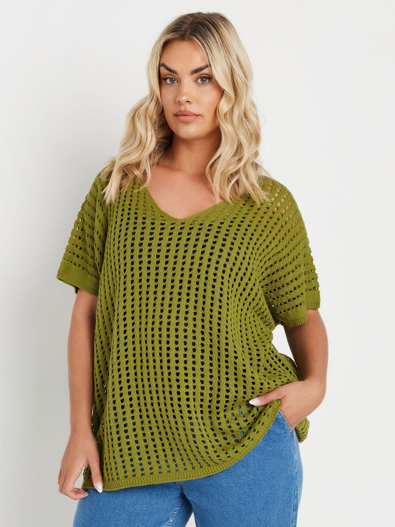 yours-curve-boxy-cover-up-green