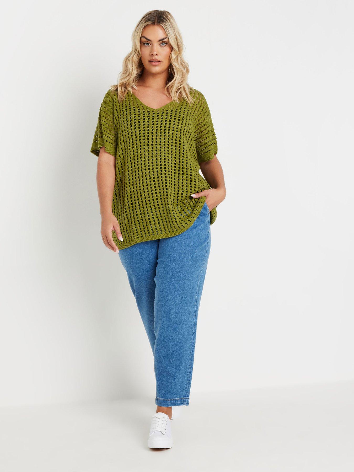  image of yours-curve-boxy-cover-up-green