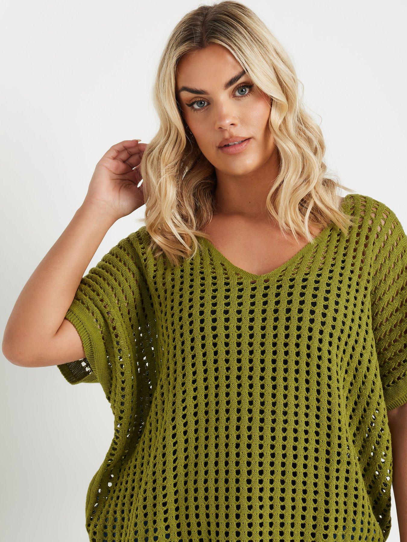  image of yours-curve-boxy-cover-up-green
