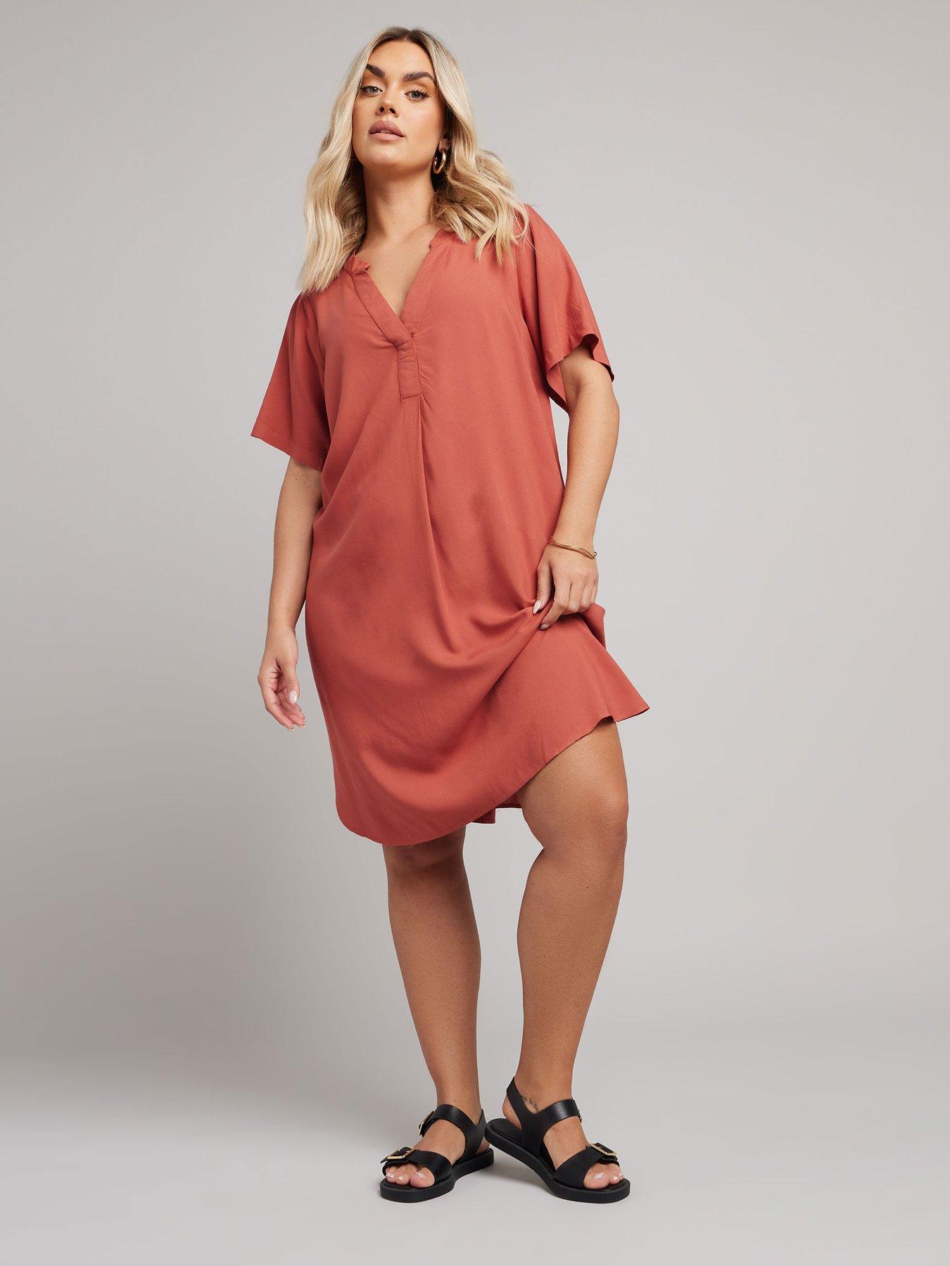 yours-curve-tunic-dress-orange