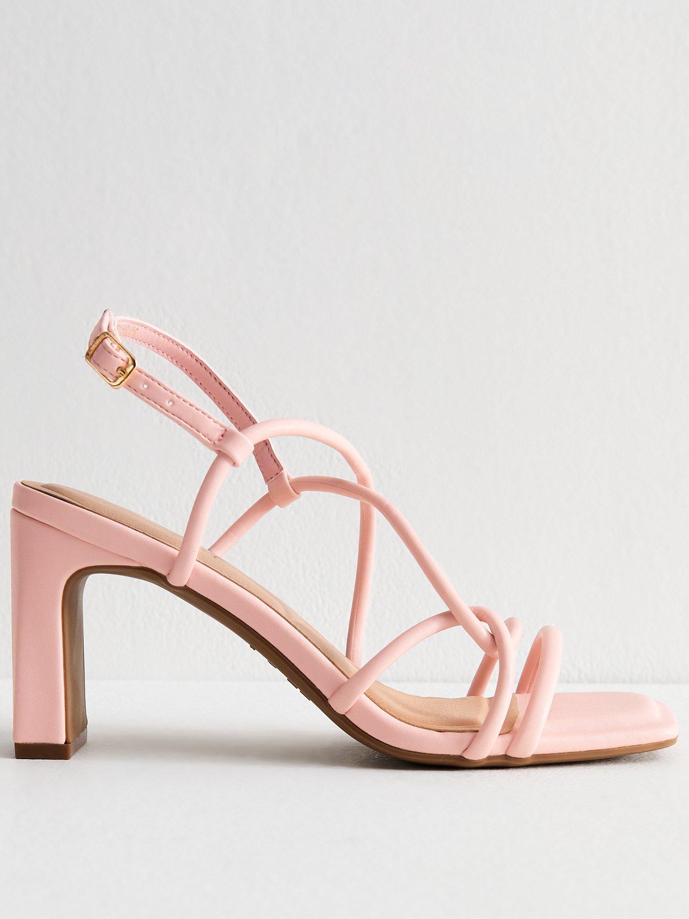 new-look-light-pink-faux-leather-block-heel-sandals