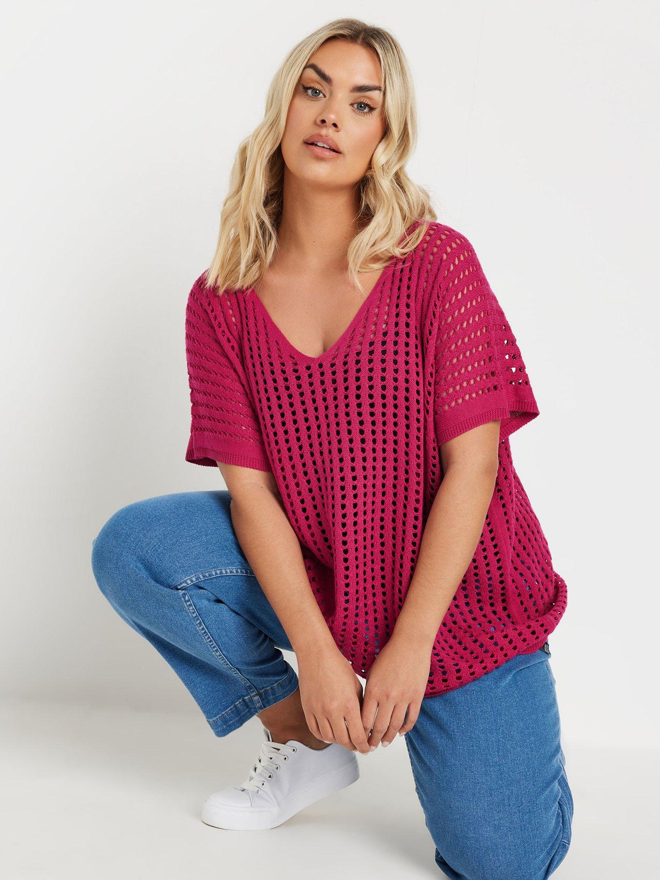 yours-curve-boxy-cover-up-pink