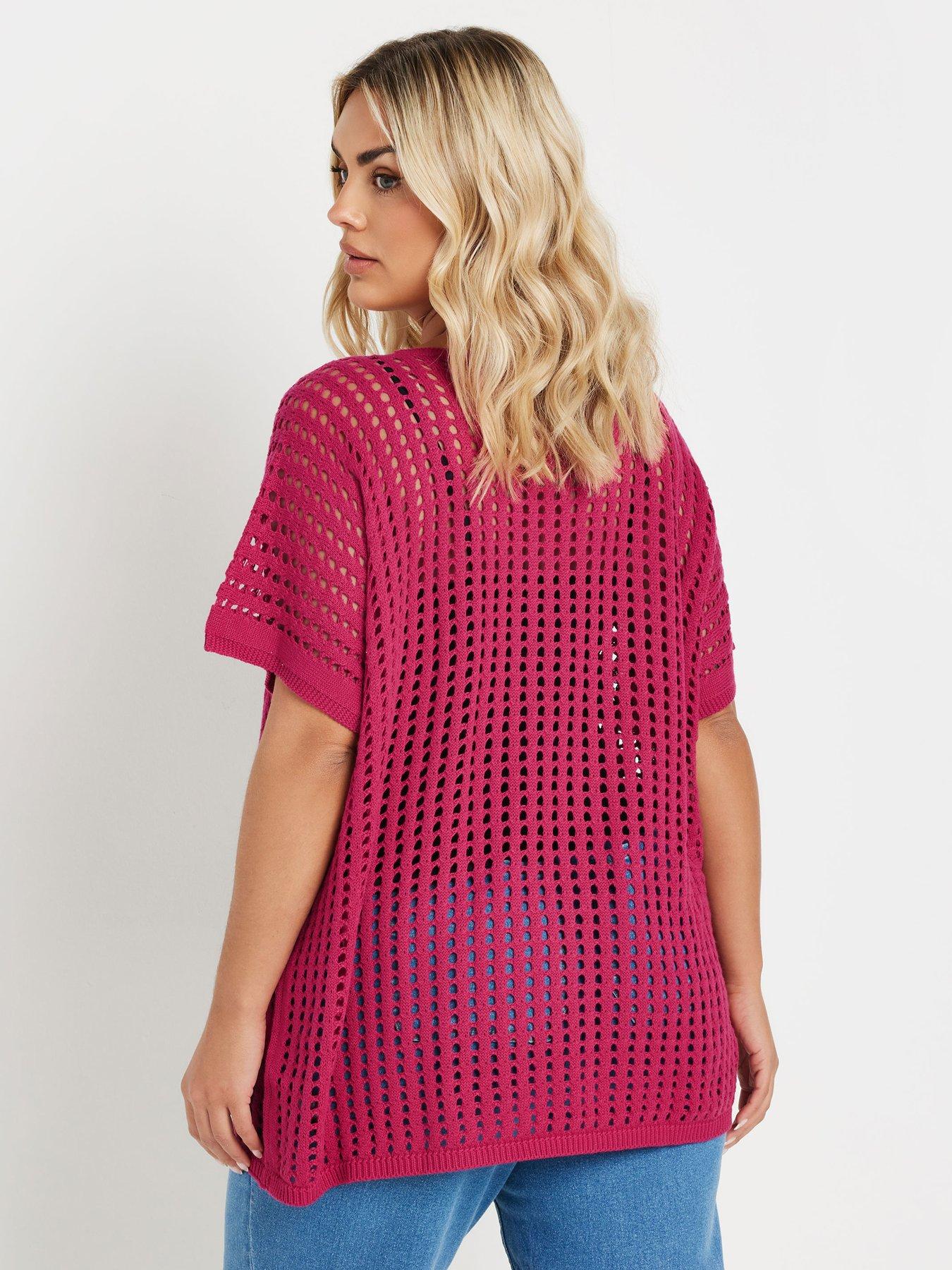  image of yours-curve-boxy-cover-up-pink